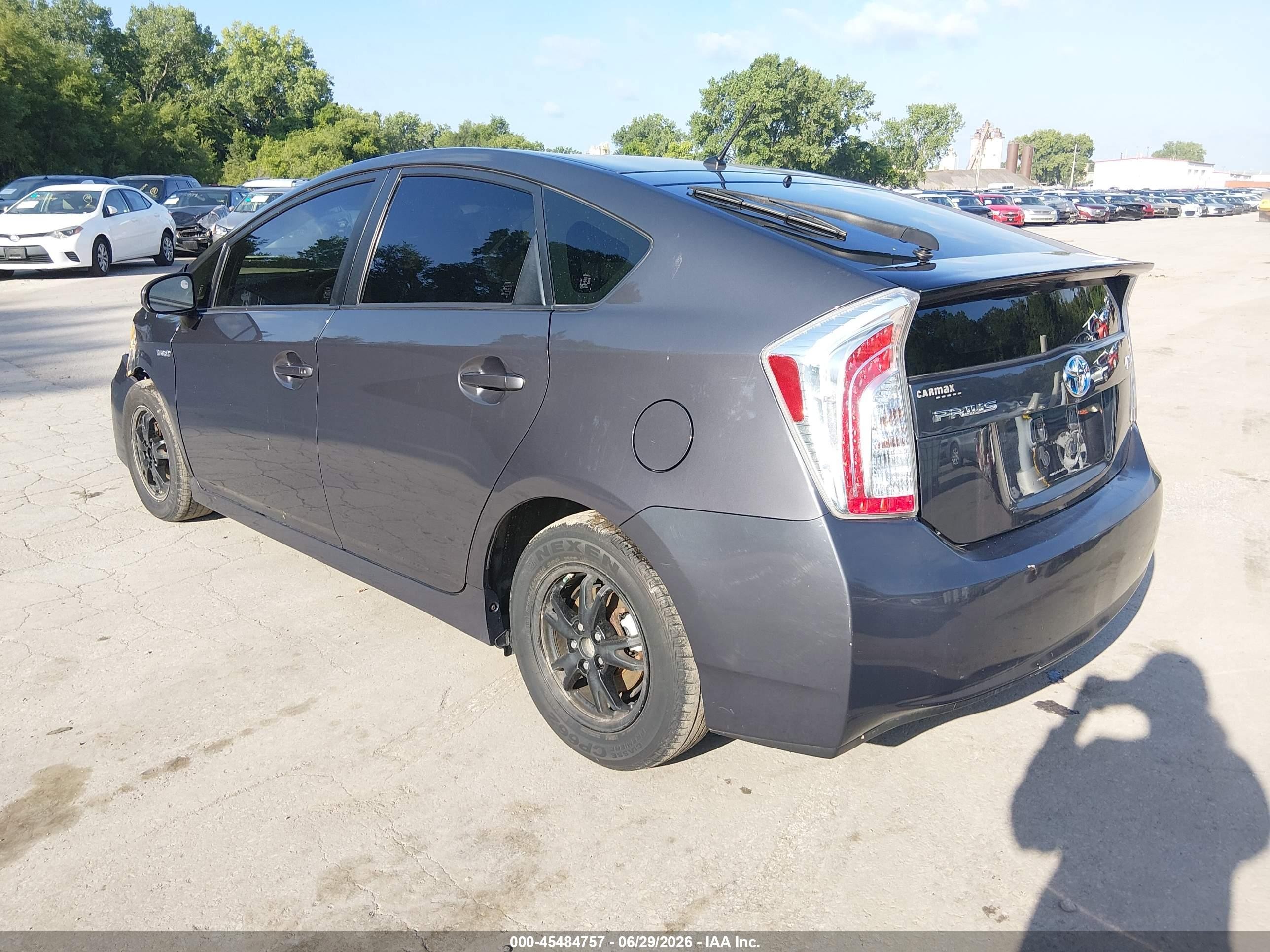 2014 Toyota Prius Two Gray vin: JTDKN3DU0E1754316