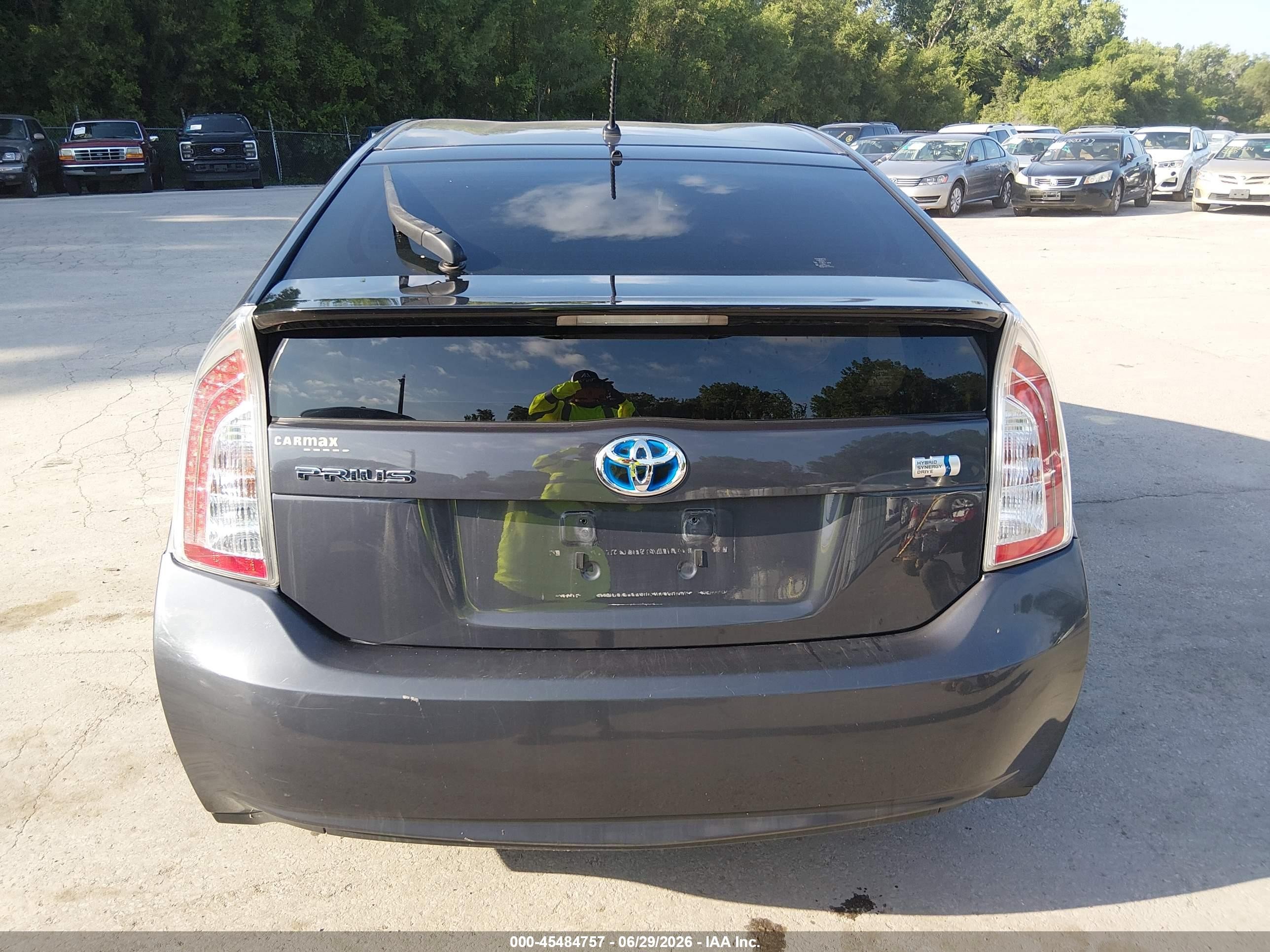 2014 Toyota Prius Two Gray vin: JTDKN3DU0E1754316