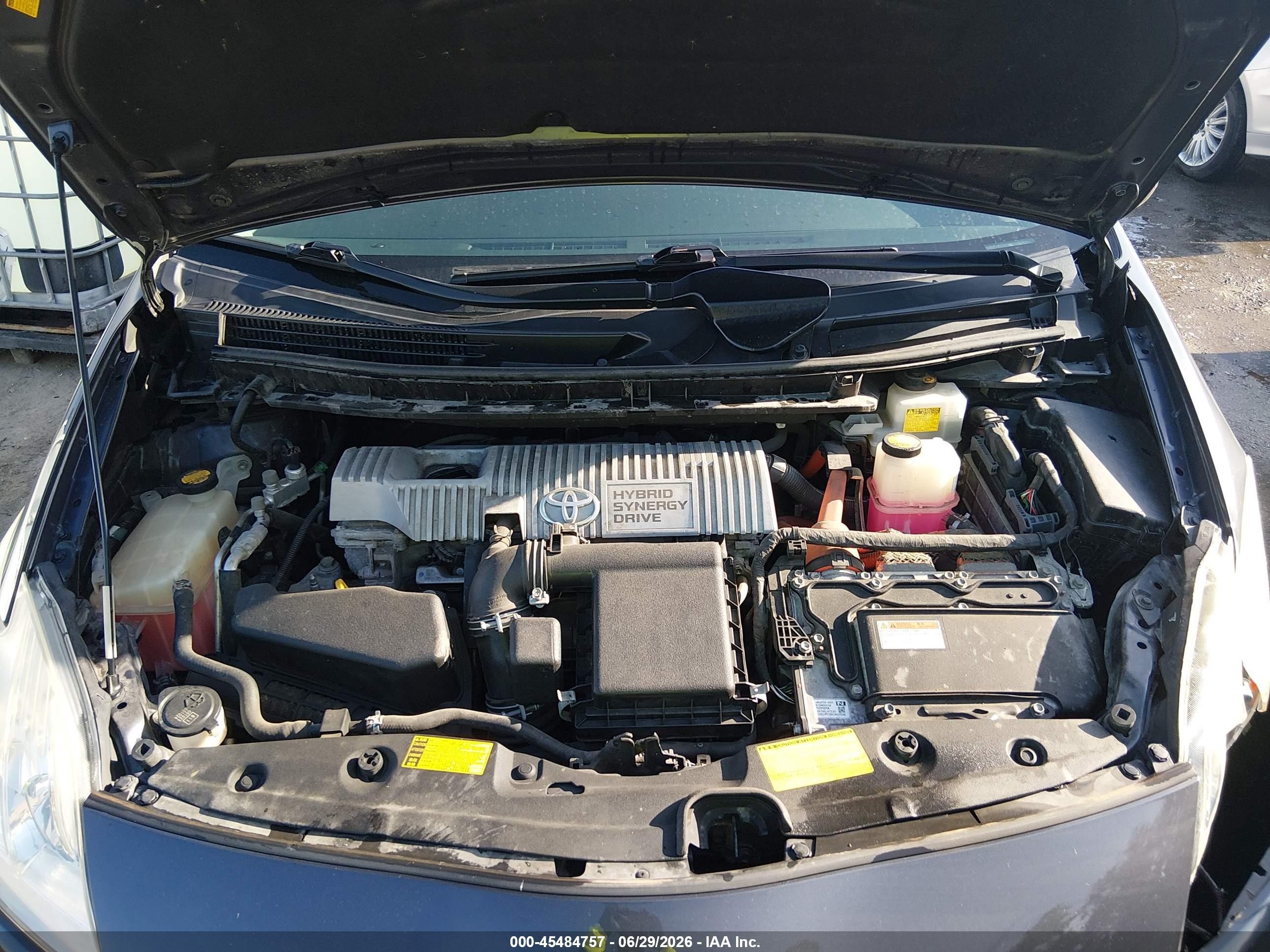 2014 Toyota Prius Two Gray vin: JTDKN3DU0E1754316
