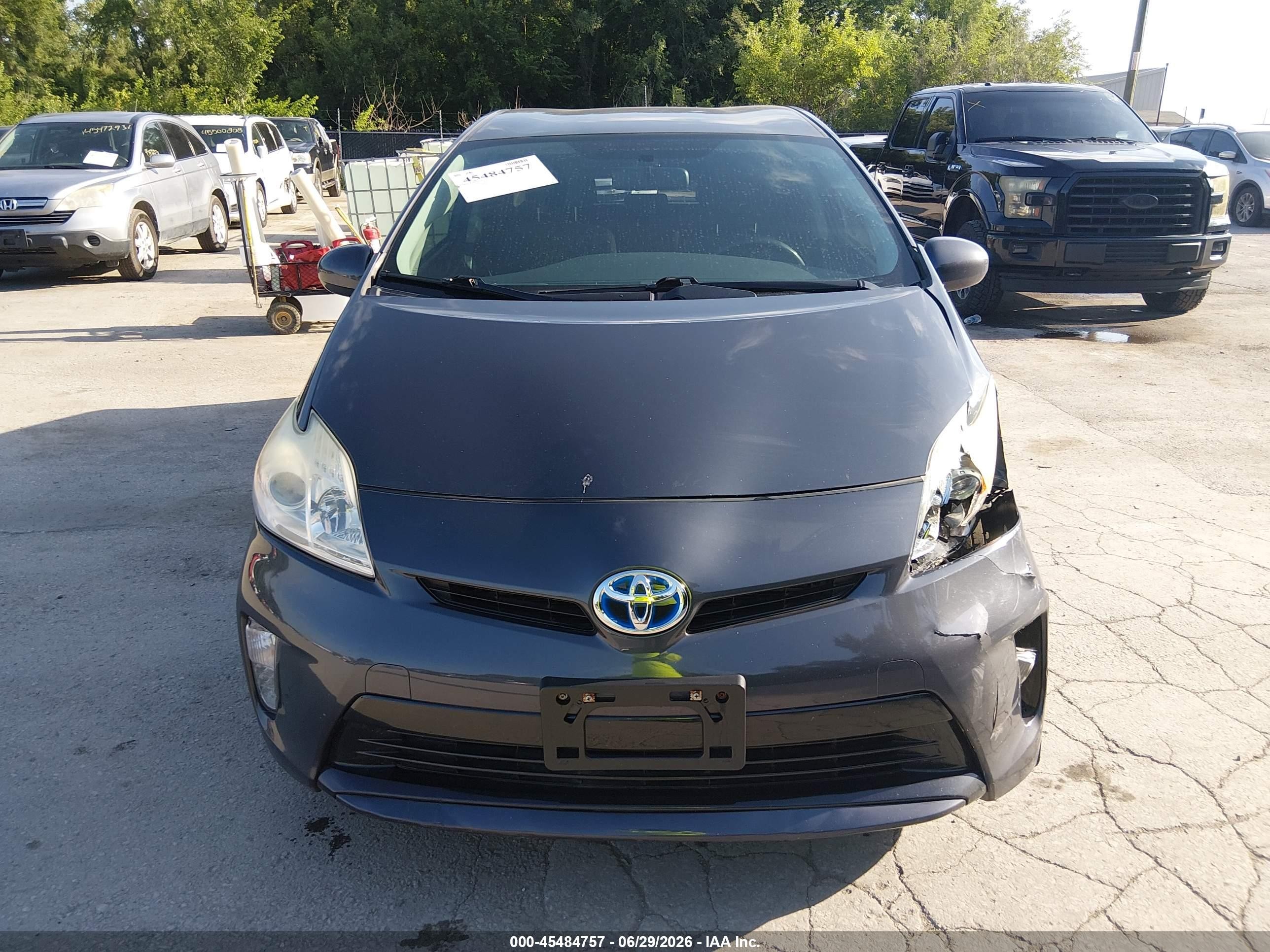 2014 Toyota Prius Two Gray vin: JTDKN3DU0E1754316