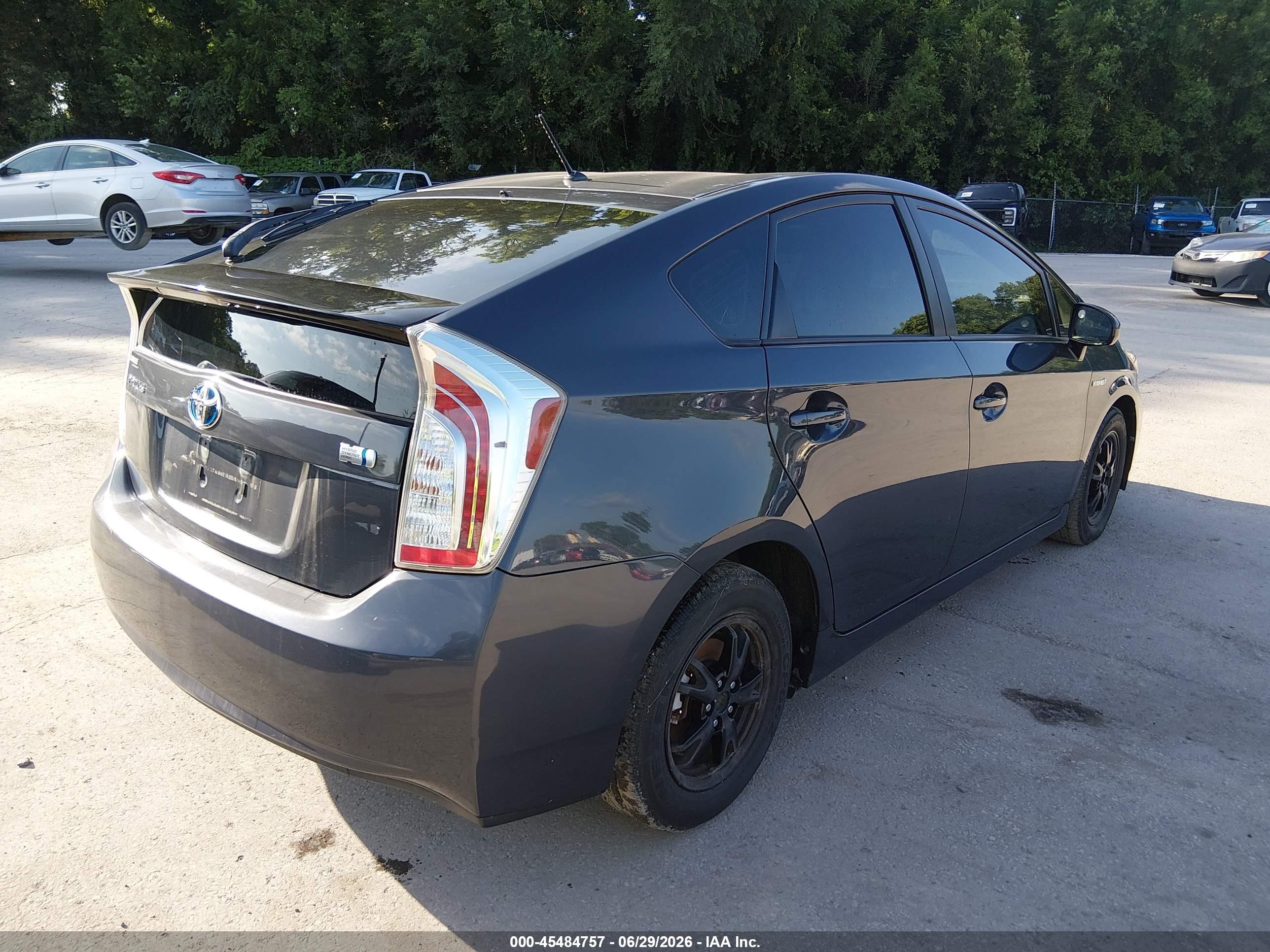 2014 Toyota Prius Two Gray vin: JTDKN3DU0E1754316