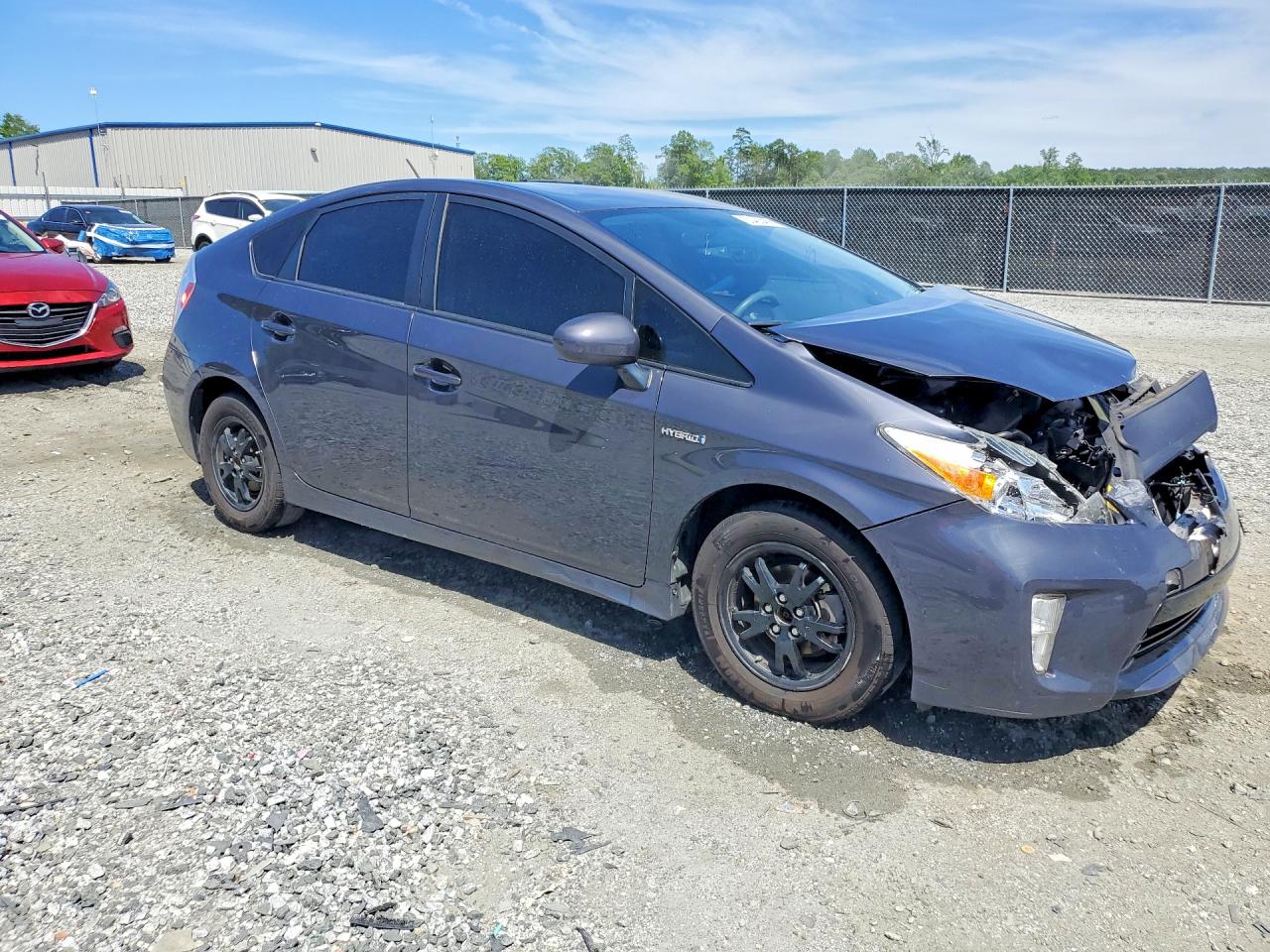 2014 Toyota Prius Three Gray vin: JTDKN3DU0E1786652