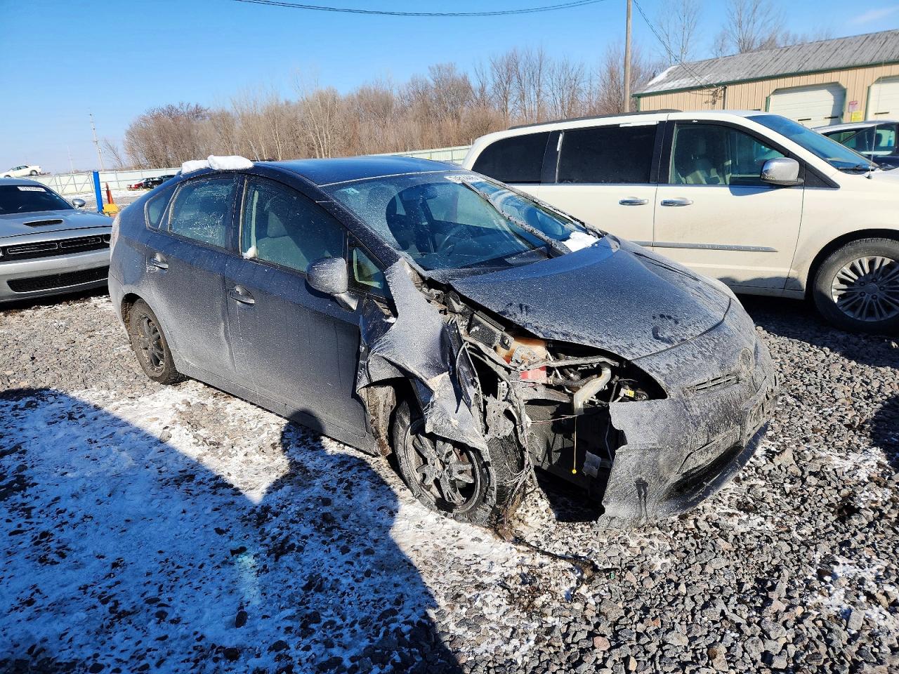 2014 Toyota Prius Gray vin: JTDKN3DU0E1792872