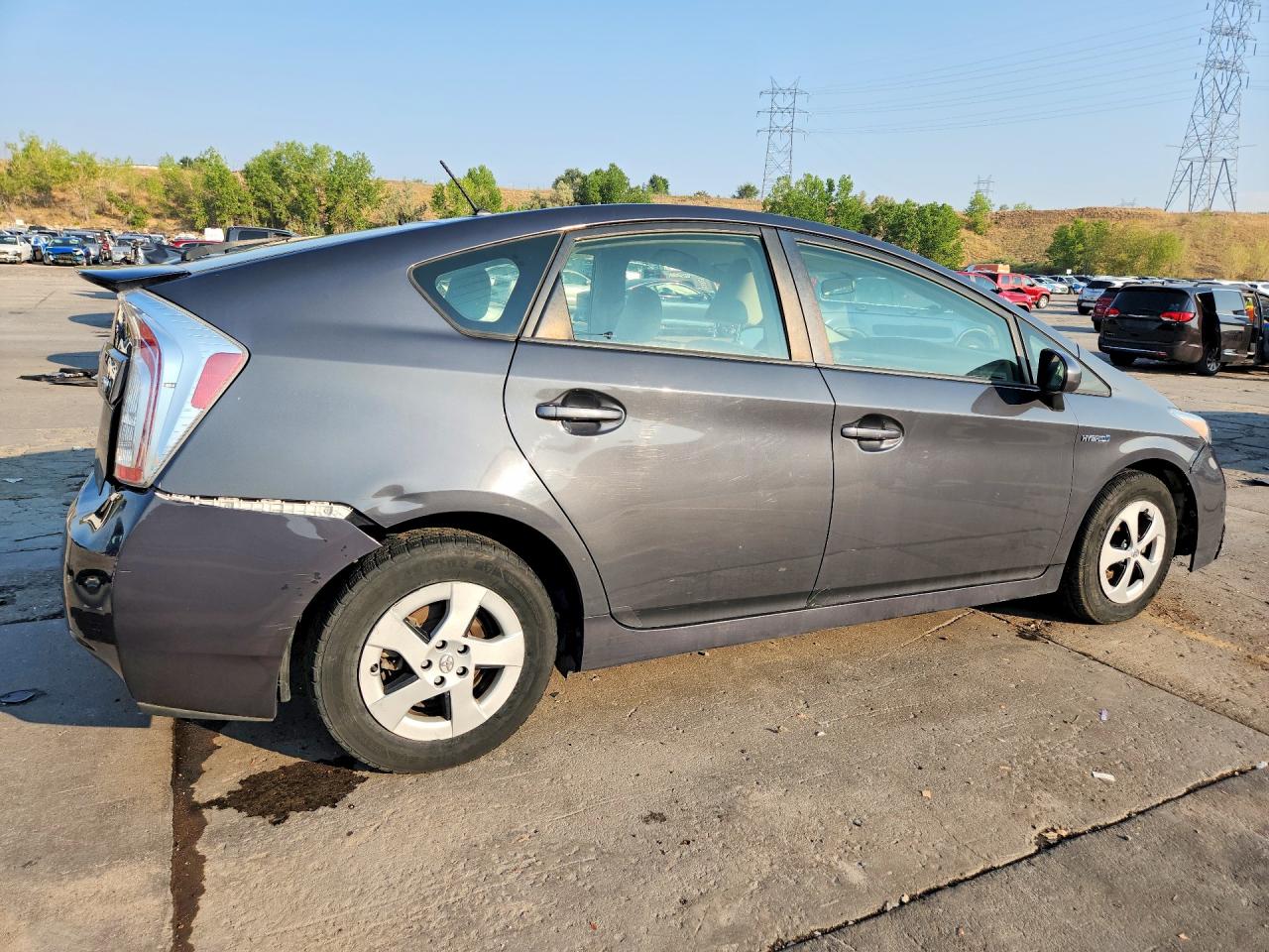 2015 Toyota Prius Two Gray vin: JTDKN3DU0F0400786