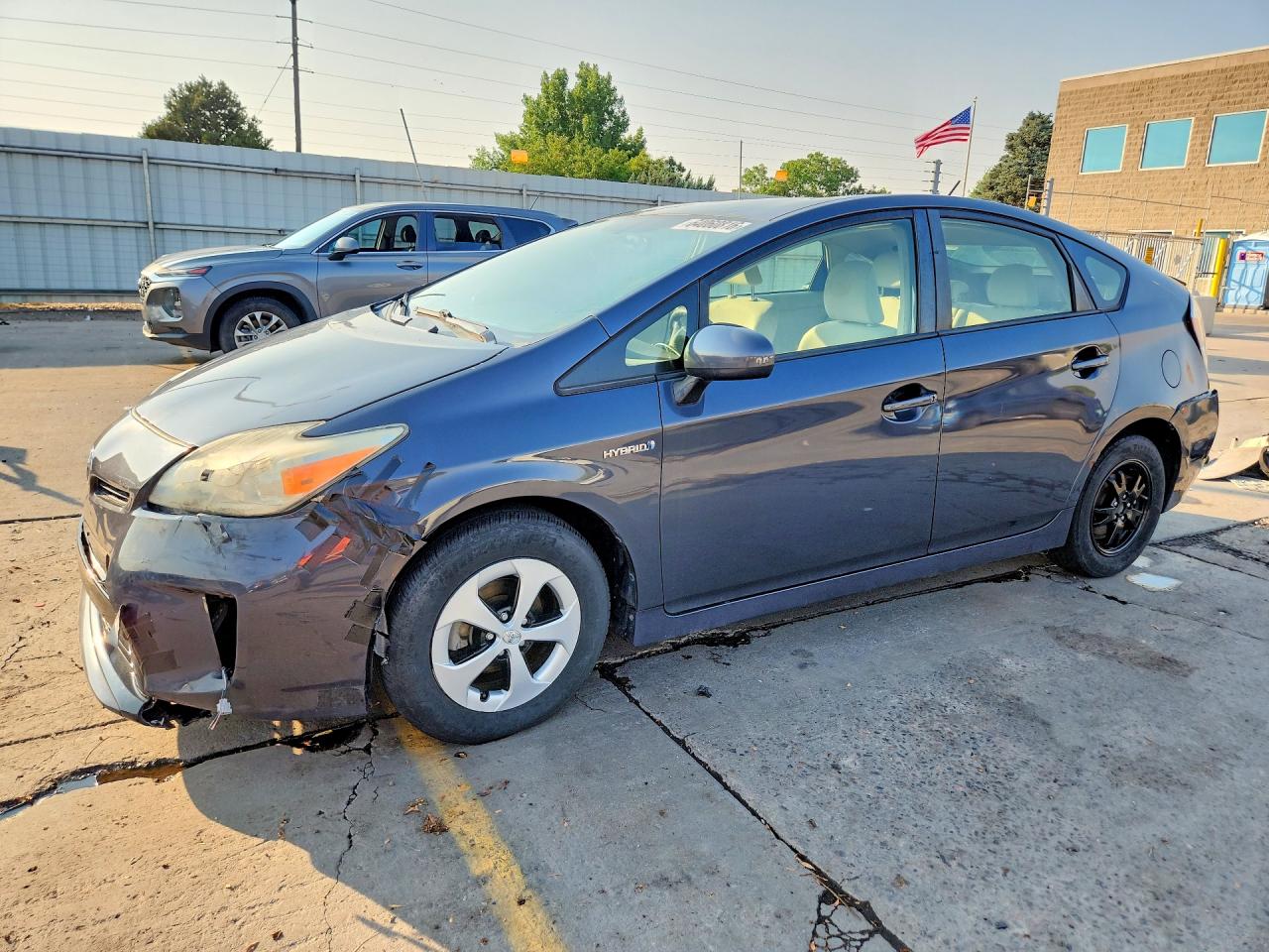 2015 Toyota Prius Two Gray vin: JTDKN3DU0F0400786