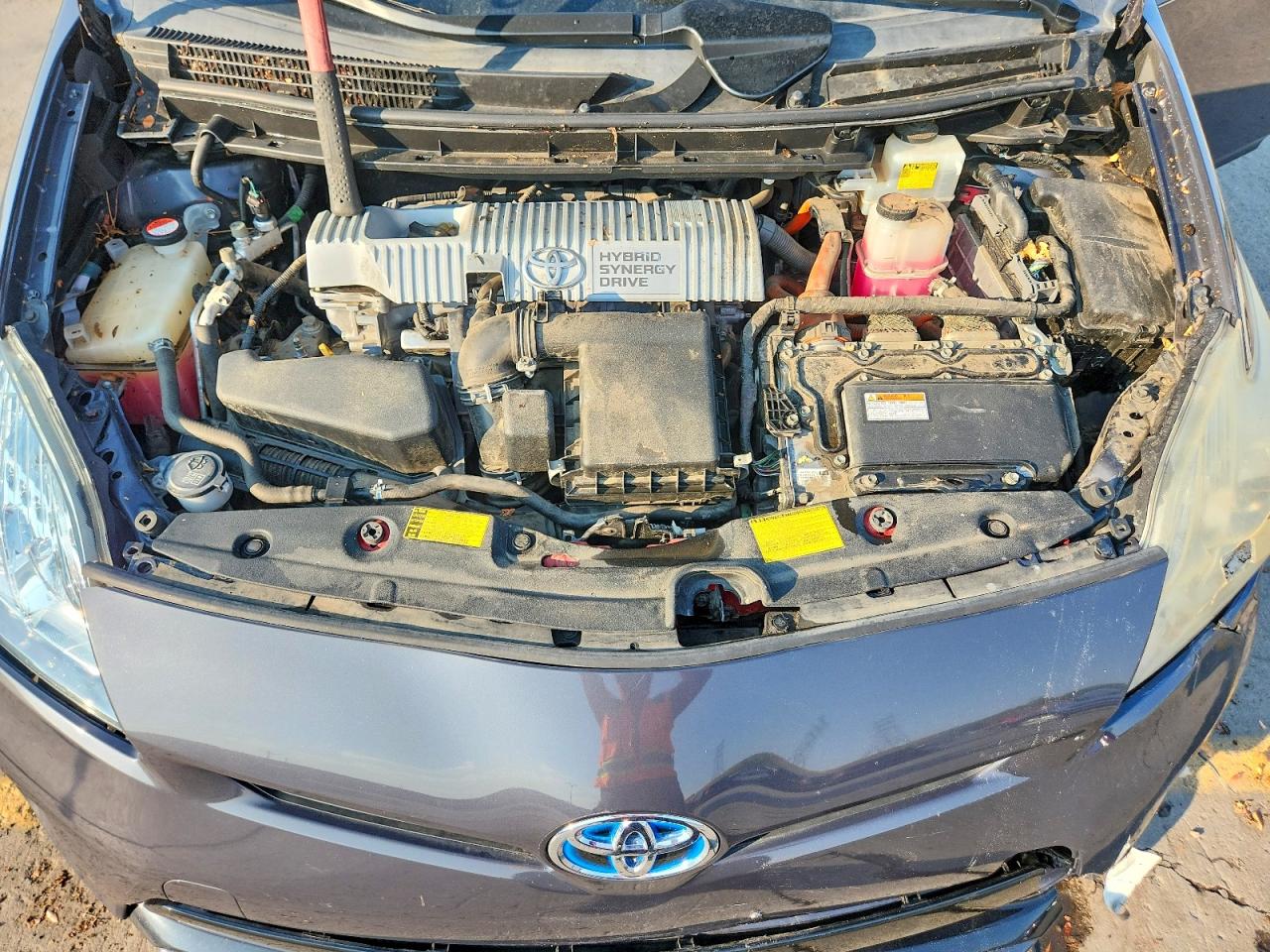 2015 Toyota Prius Two Gray vin: JTDKN3DU0F0400786