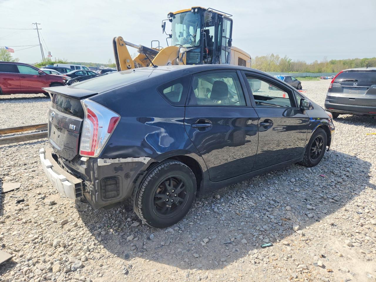 2015 Toyota Prius Two Gray vin: JTDKN3DU0F0420486