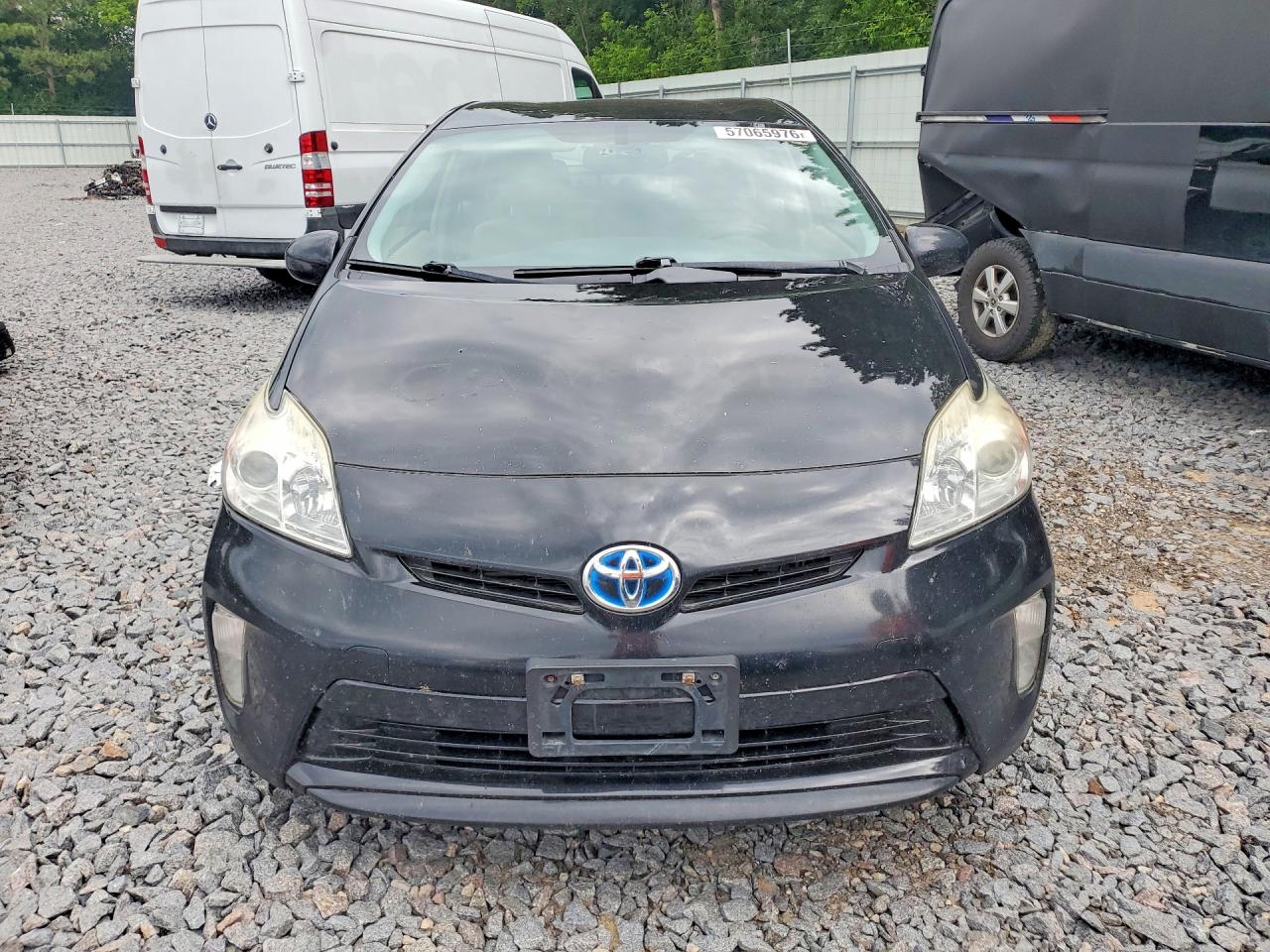 2015 Toyota Prius Black vin: JTDKN3DU0F0451690