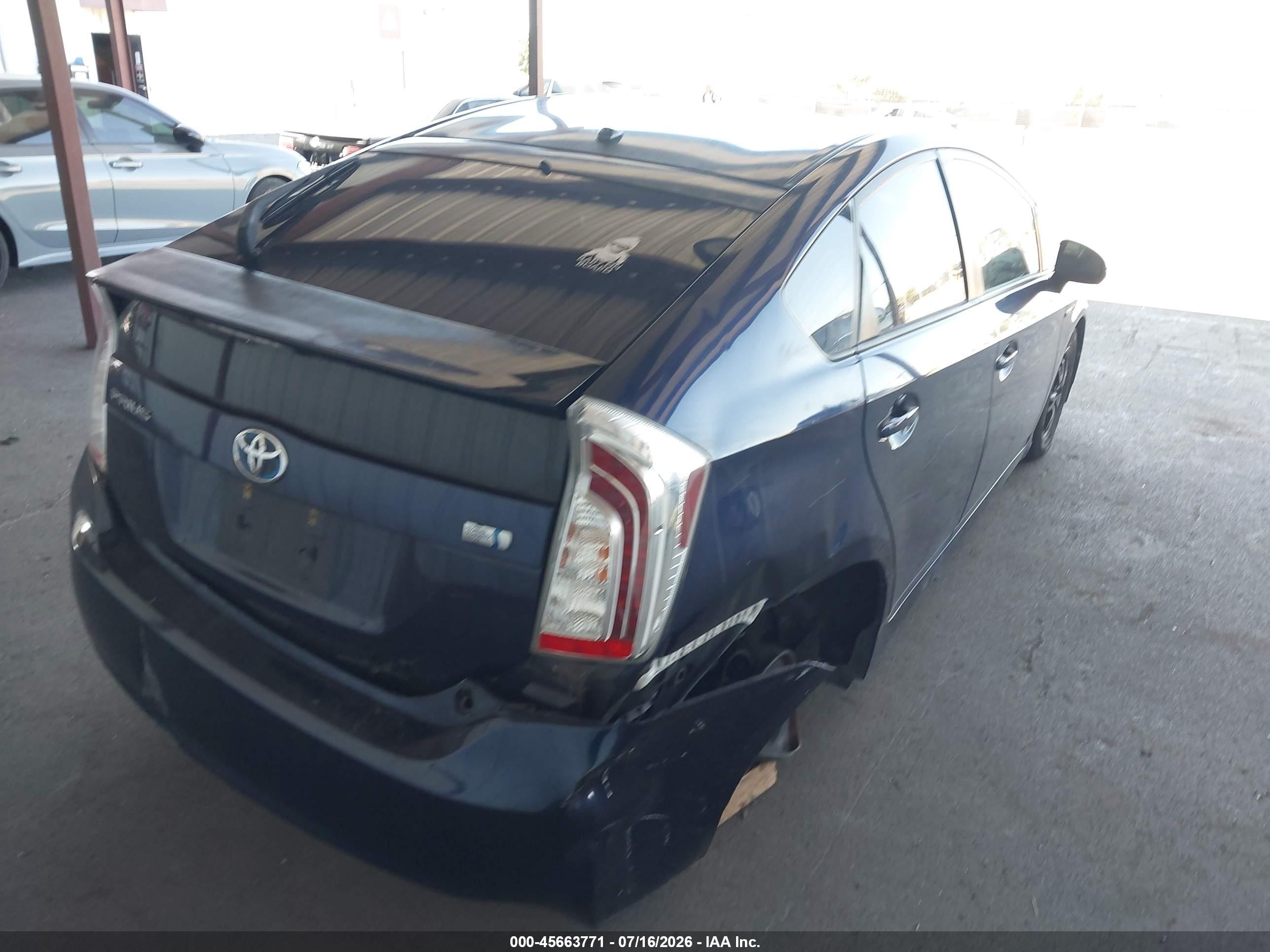 2015 Toyota Prius Two Blue vin: JTDKN3DU0F0478324