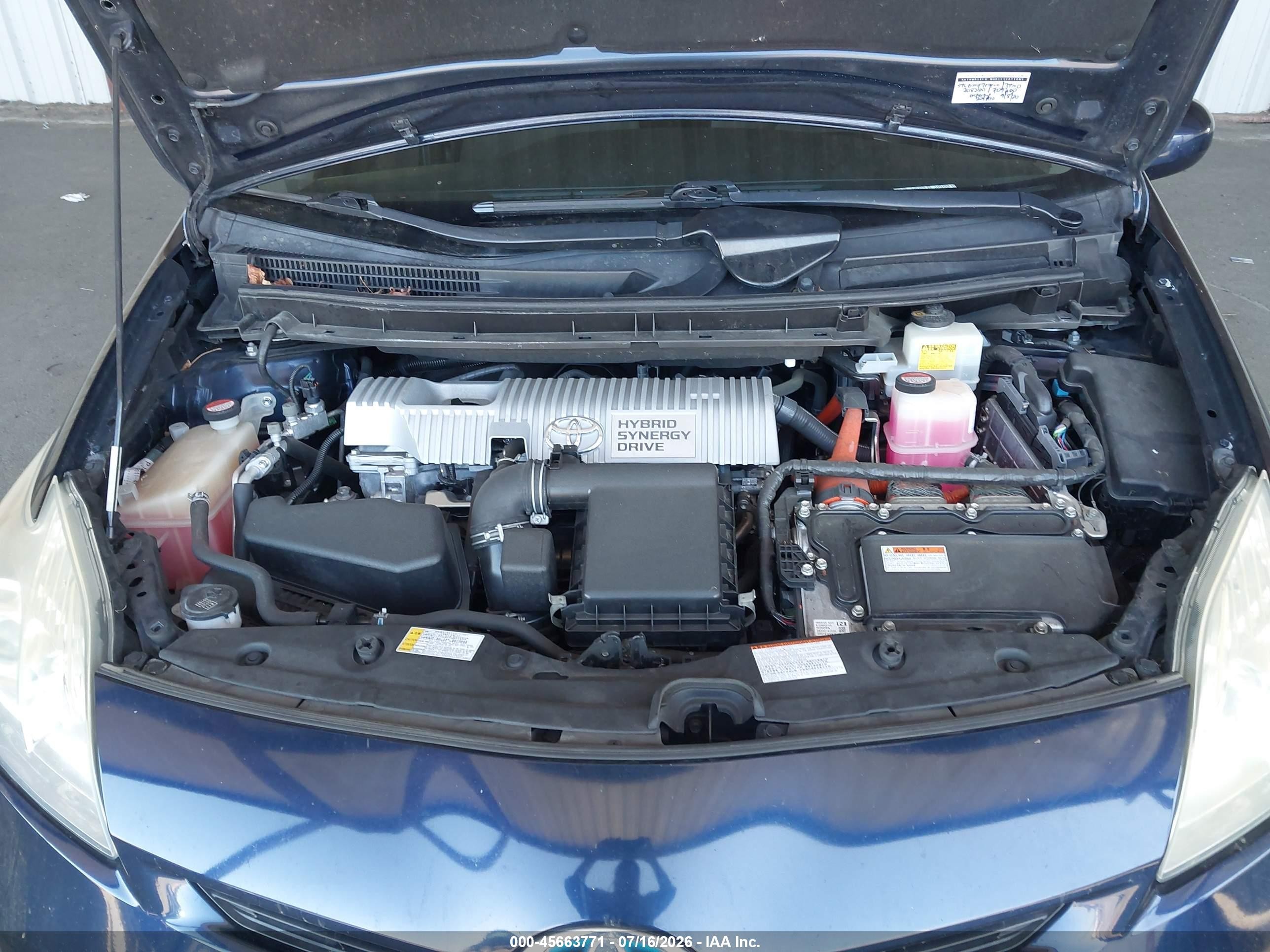 2015 Toyota Prius Two Blue vin: JTDKN3DU0F0478324