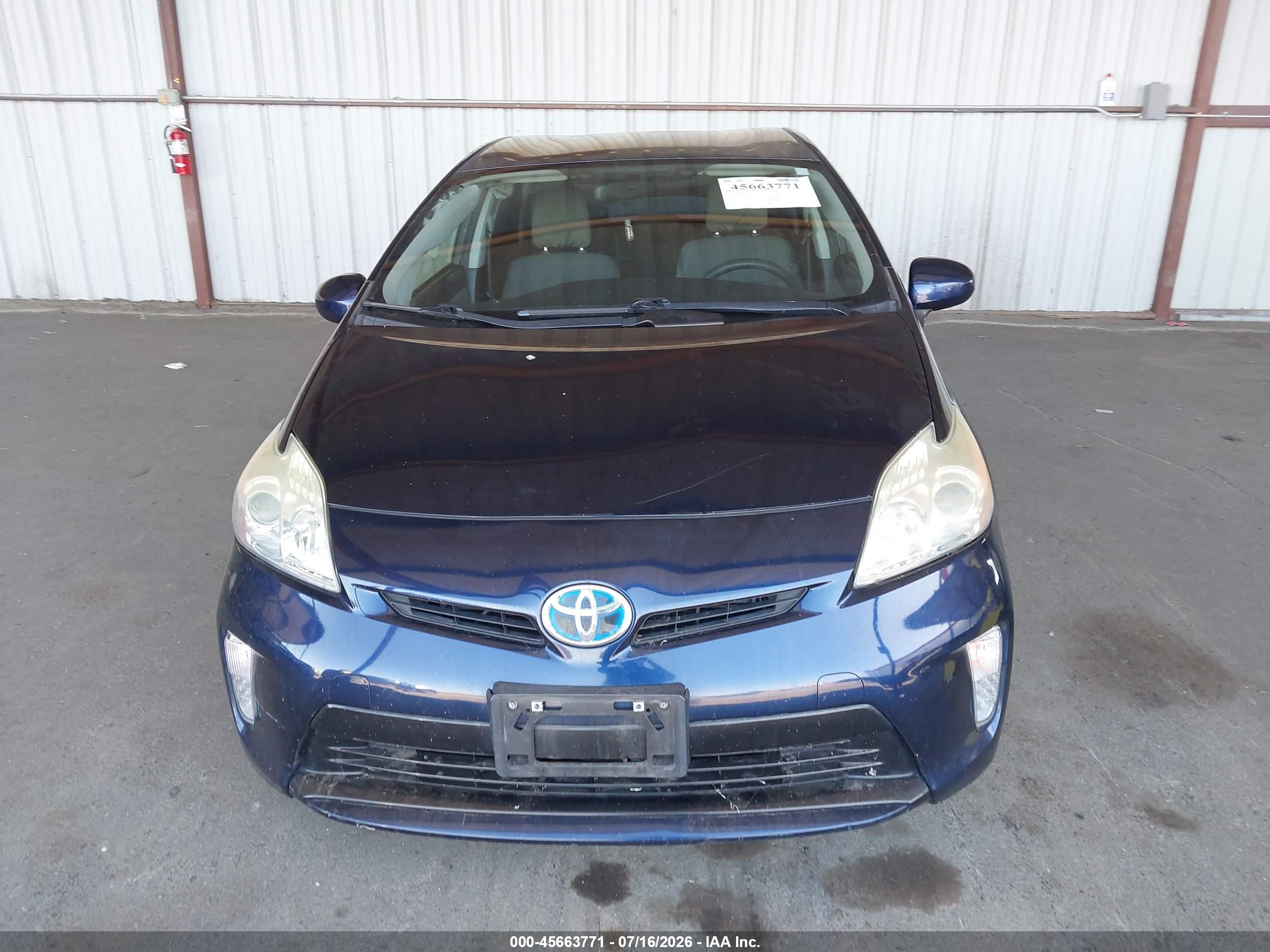2015 Toyota Prius Two Blue vin: JTDKN3DU0F0478324