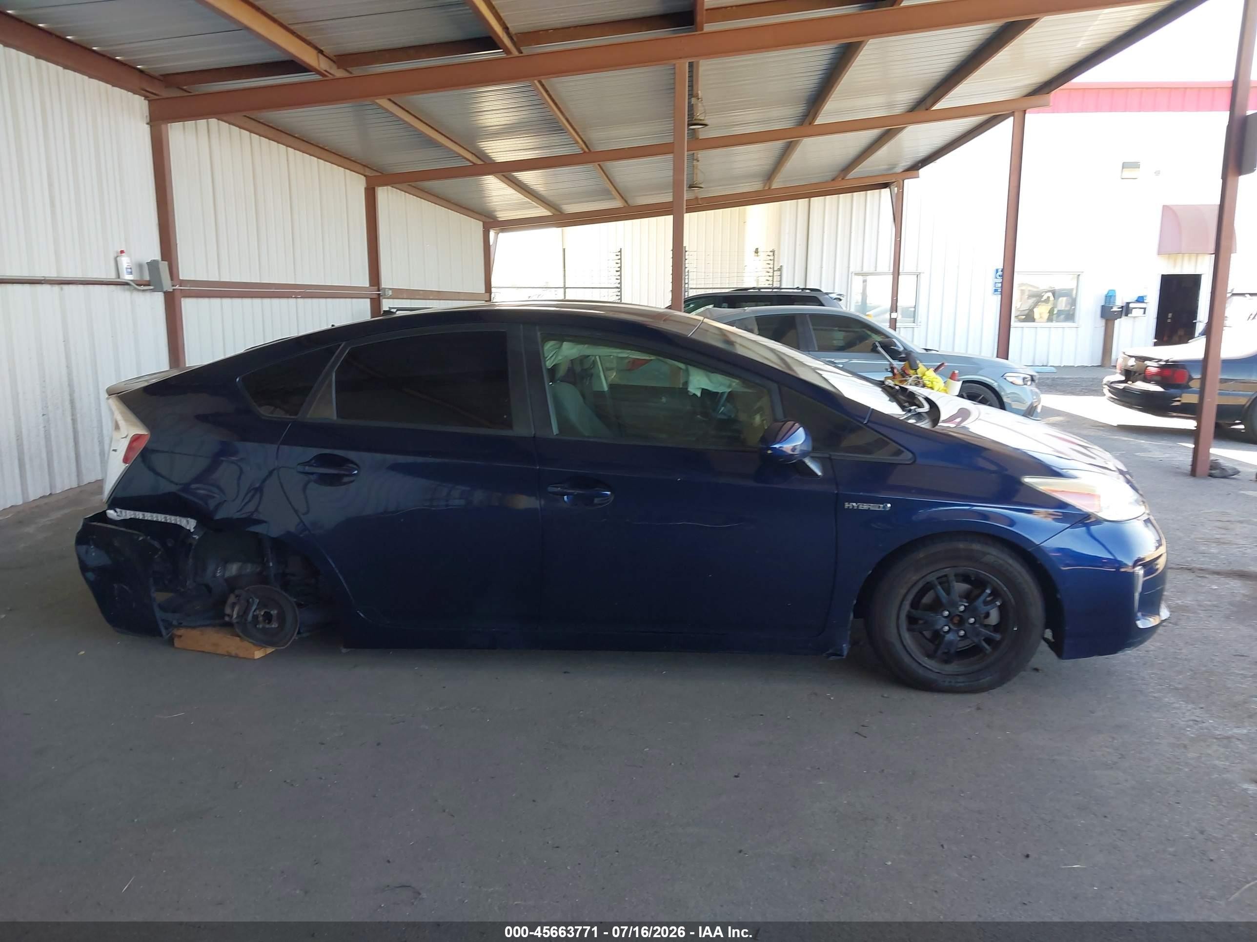 2015 Toyota Prius Two Blue vin: JTDKN3DU0F0478324