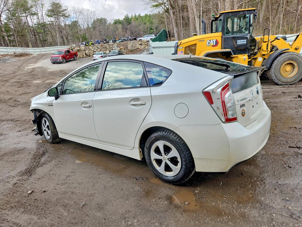 2015 Toyota Prius Two White vin: JTDKN3DU0F1876188