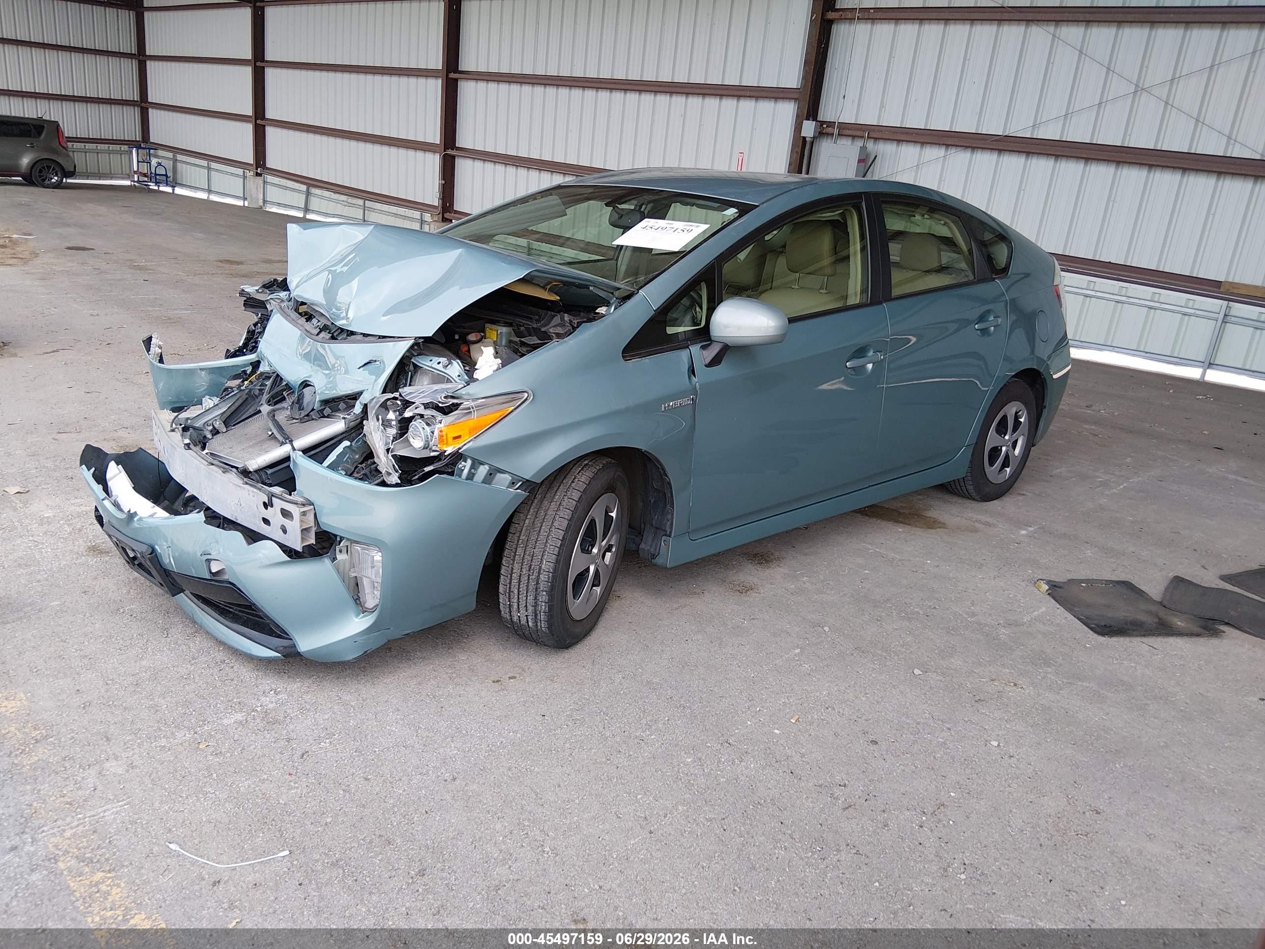 2015 Toyota Prius Four Blue vin: JTDKN3DU0F1893301