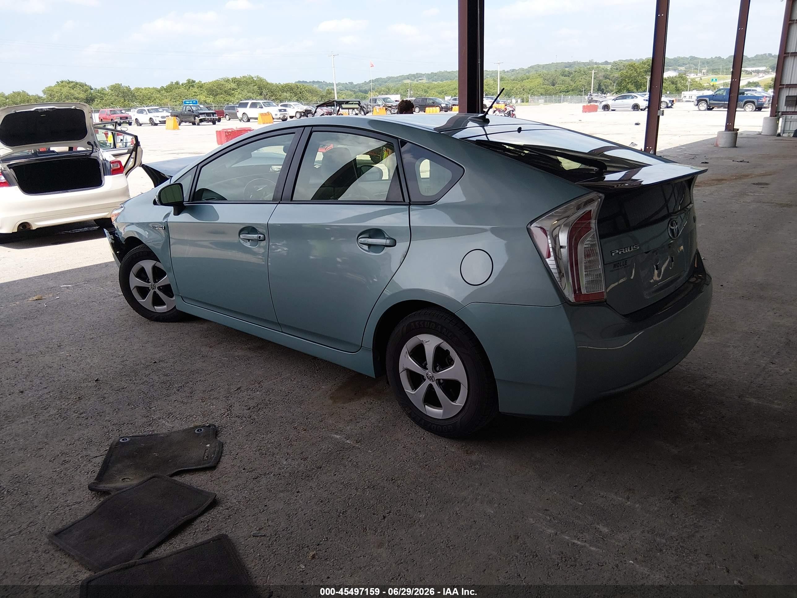2015 Toyota Prius Four Blue vin: JTDKN3DU0F1893301