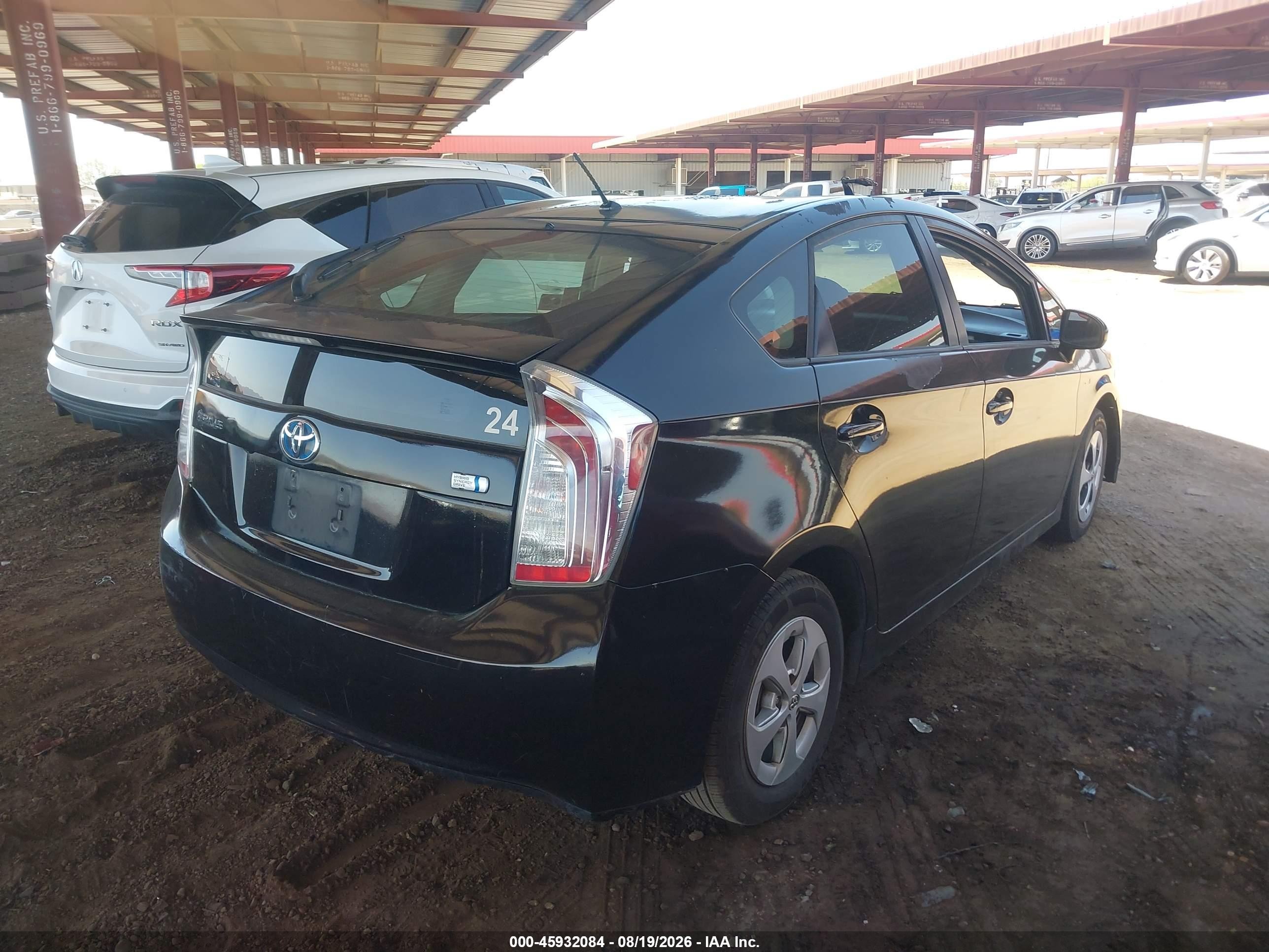 2015 Toyota Prius Two Black vin: JTDKN3DU0F1965517