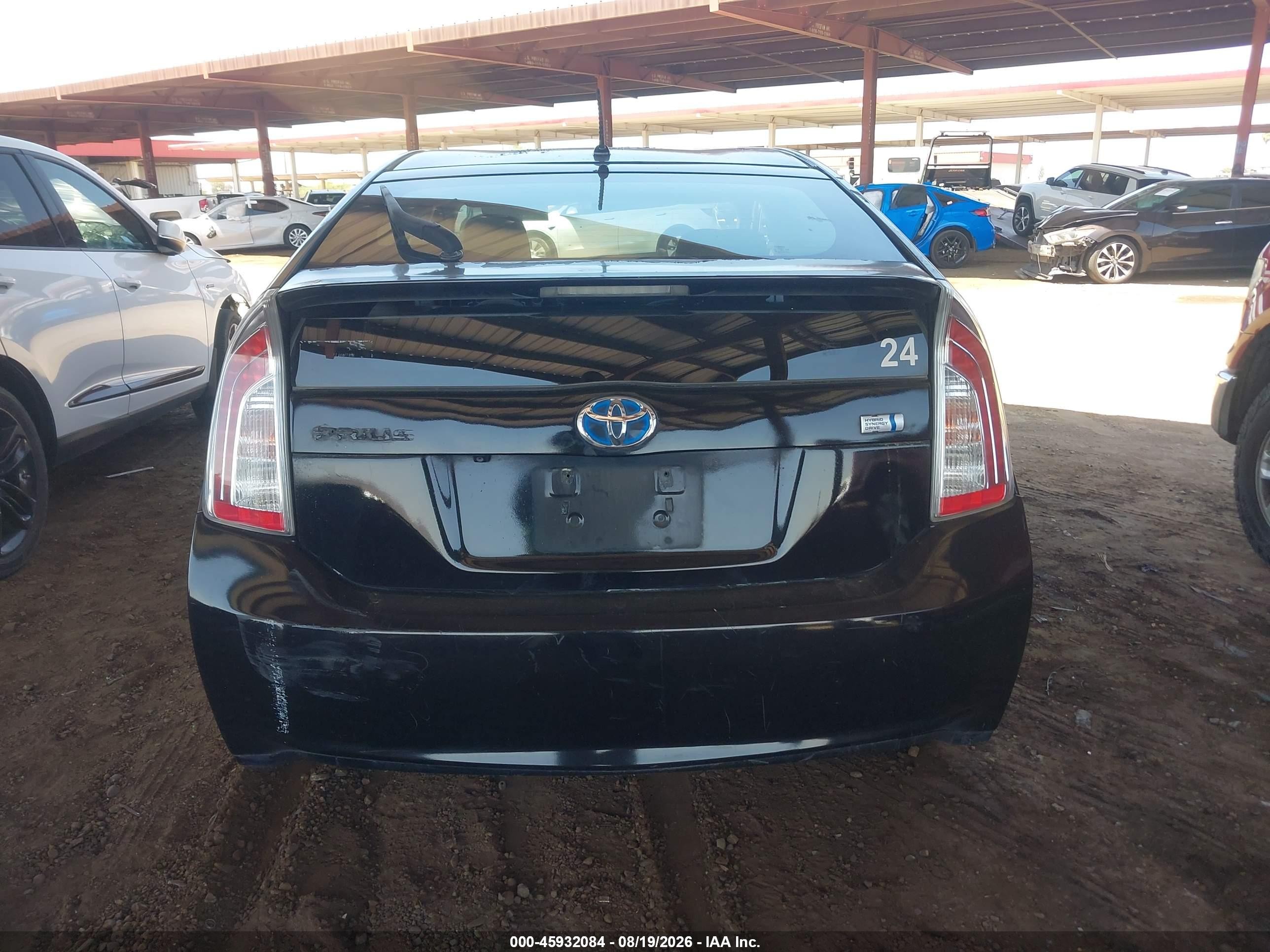 2015 Toyota Prius Two Black vin: JTDKN3DU0F1965517