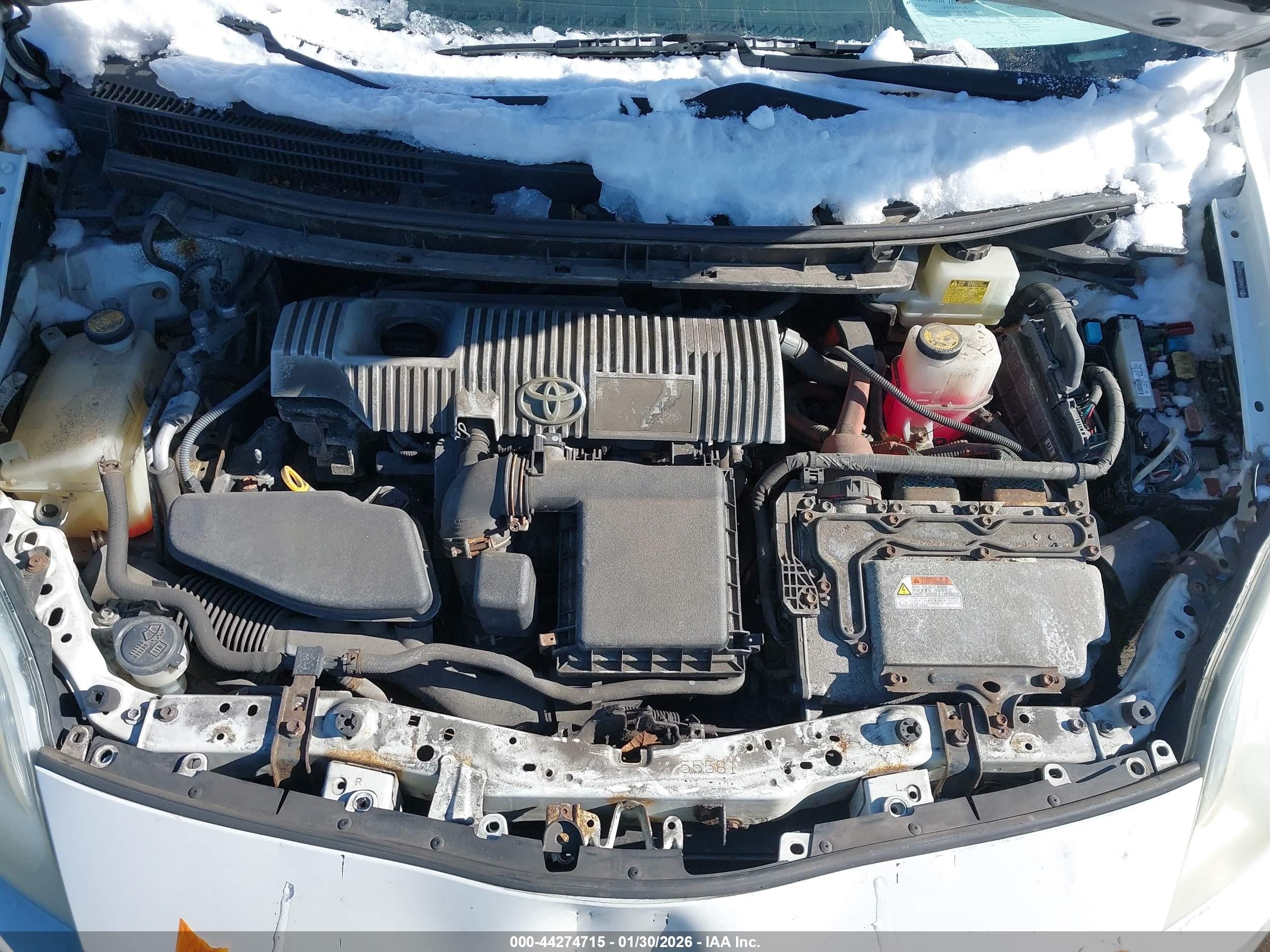 2010 Toyota Prius Ii Белый vin: JTDKN3DU1A0008294