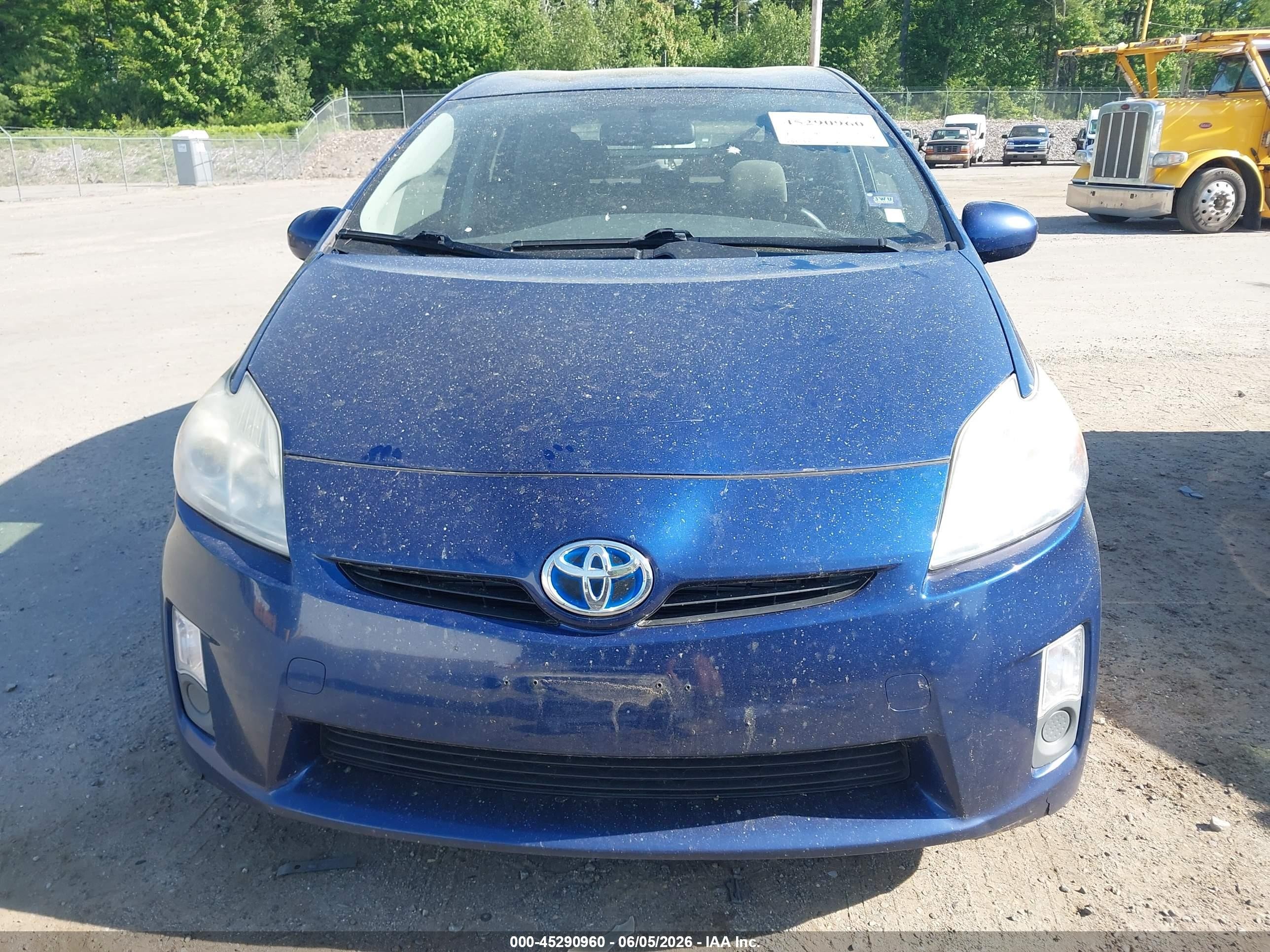2010 Toyota Prius Iii Синий vin: JTDKN3DU1A0043420