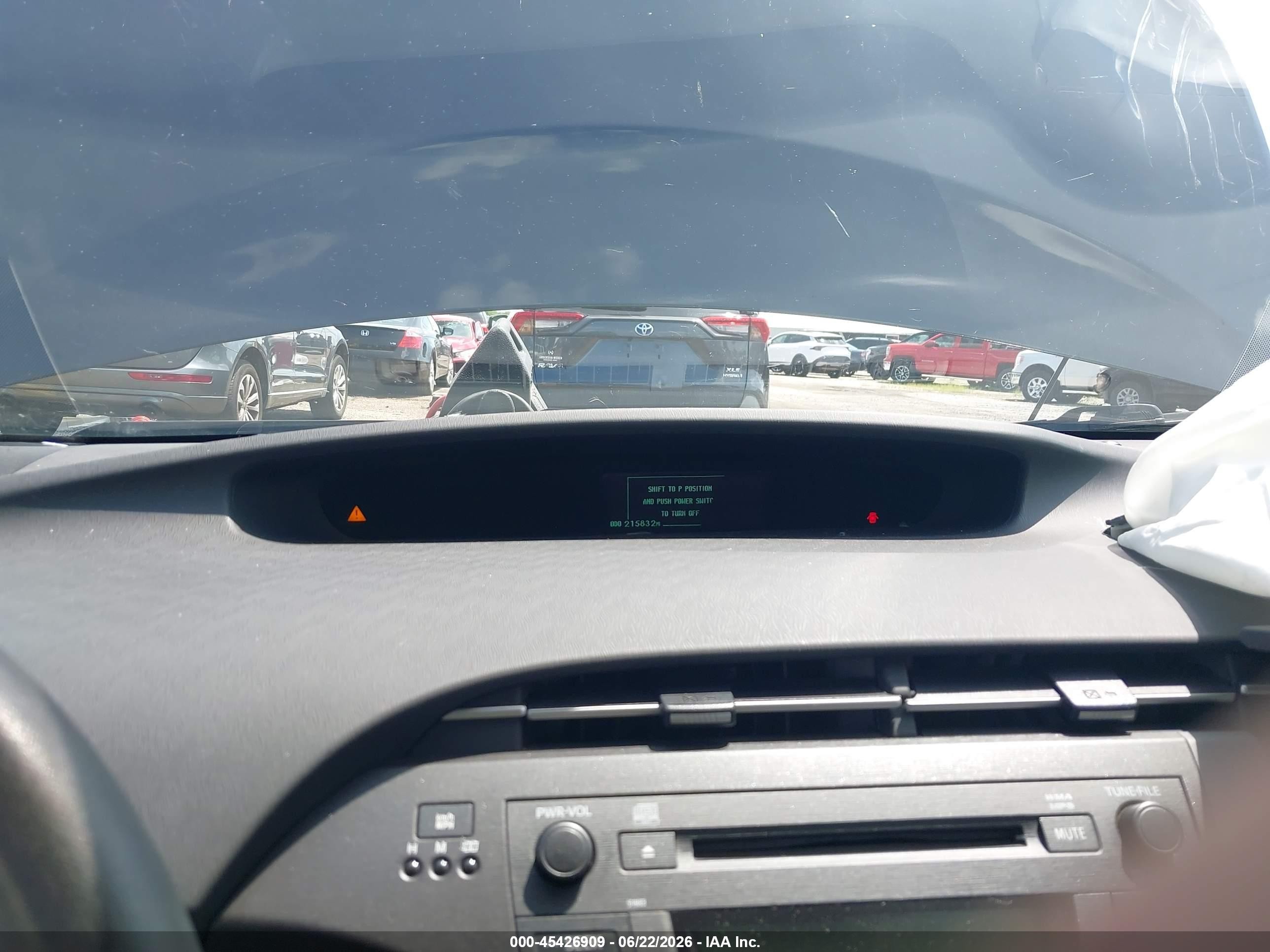 2010 Toyota Prius Ii Blue vin: JTDKN3DU1A0049315