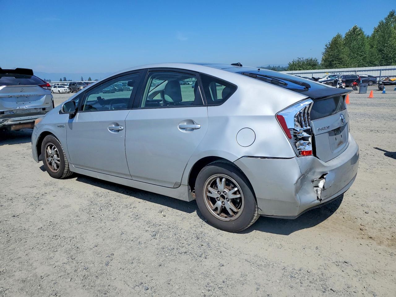 2010 Toyota Prius Iv Silver vin: JTDKN3DU1A0142657