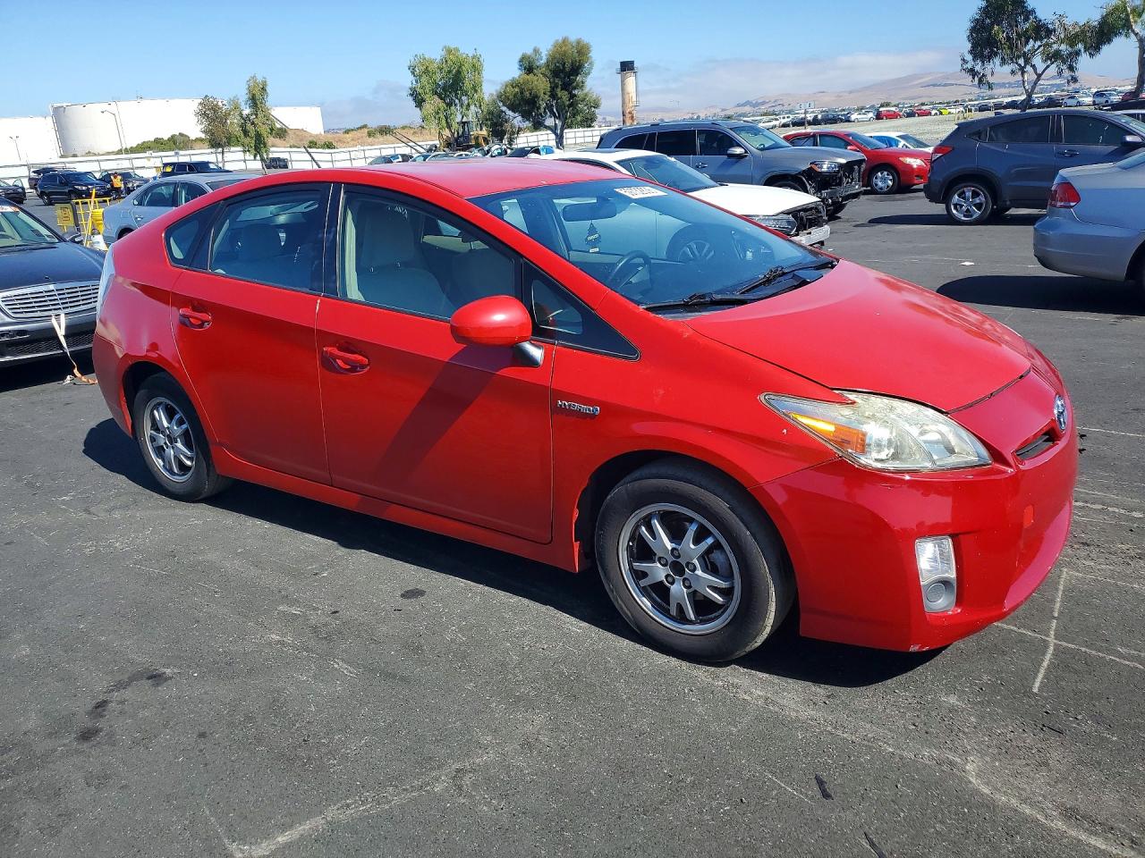 2010 Toyota Prius Ii Красный vin: JTDKN3DU1A0149091