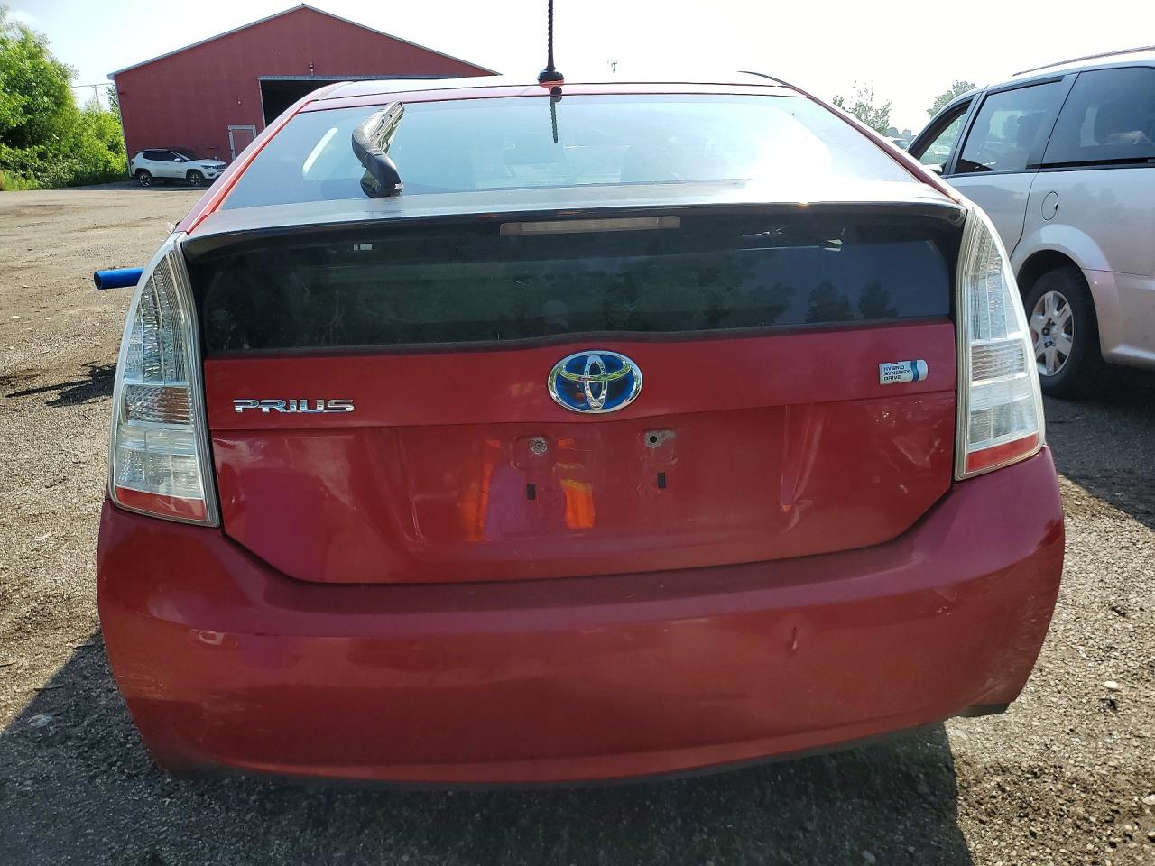 2010 Toyota Prius Ii Red vin: JTDKN3DU1A0162844