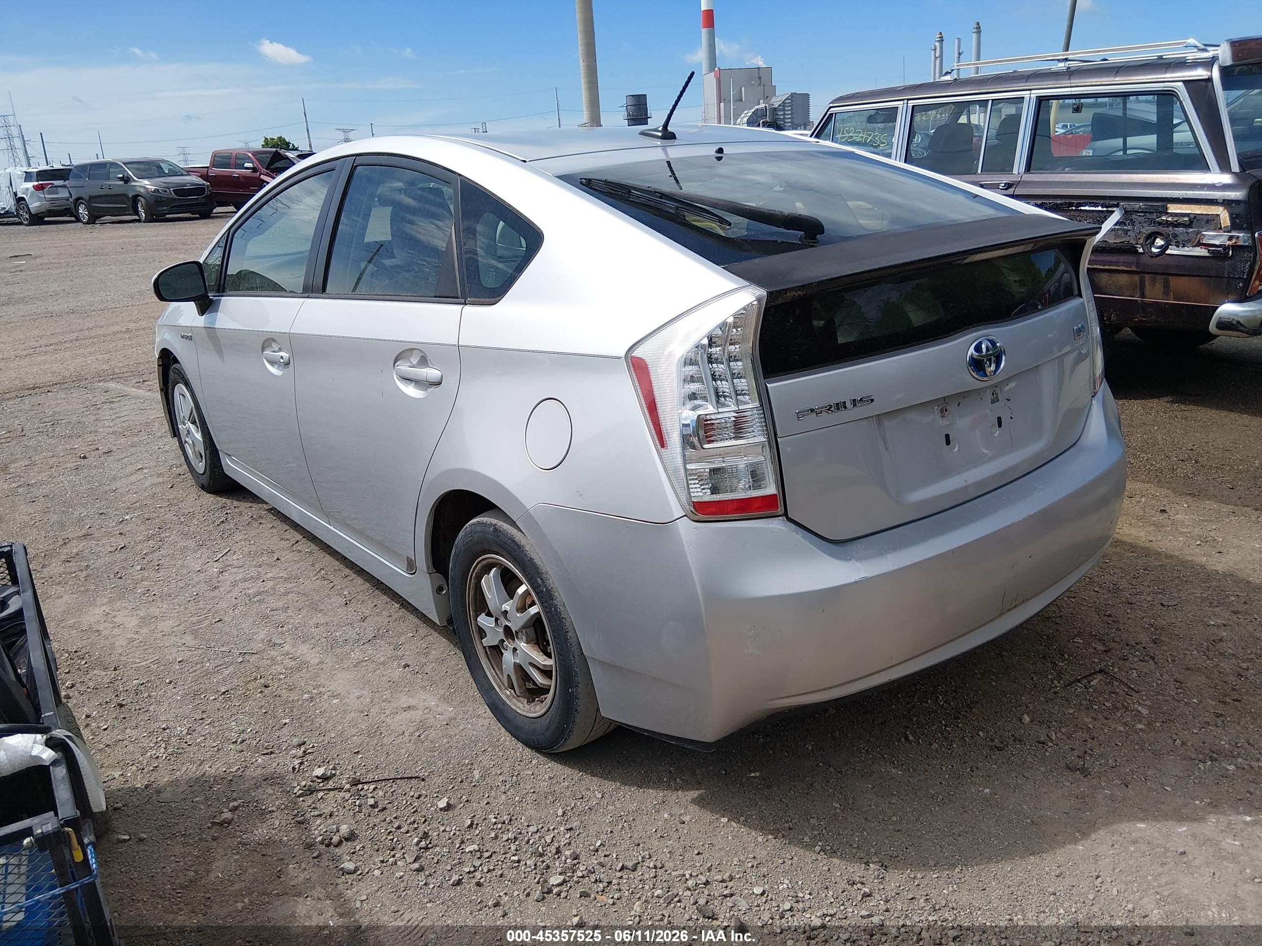 2010 Toyota Prius Ii Серебряный vin: JTDKN3DU1A0200511