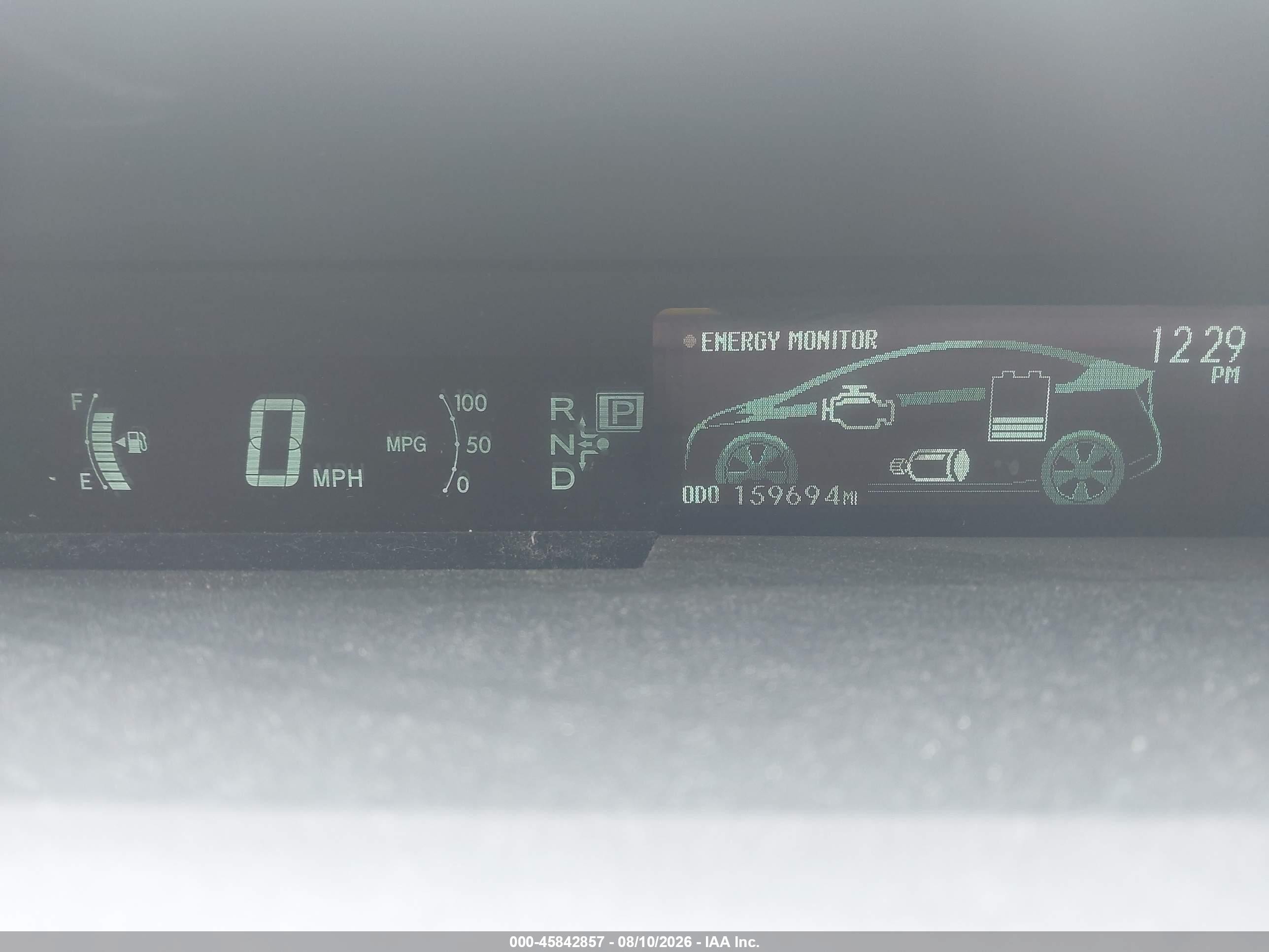 2010 Toyota Prius Ii Silver vin: JTDKN3DU1A0202730