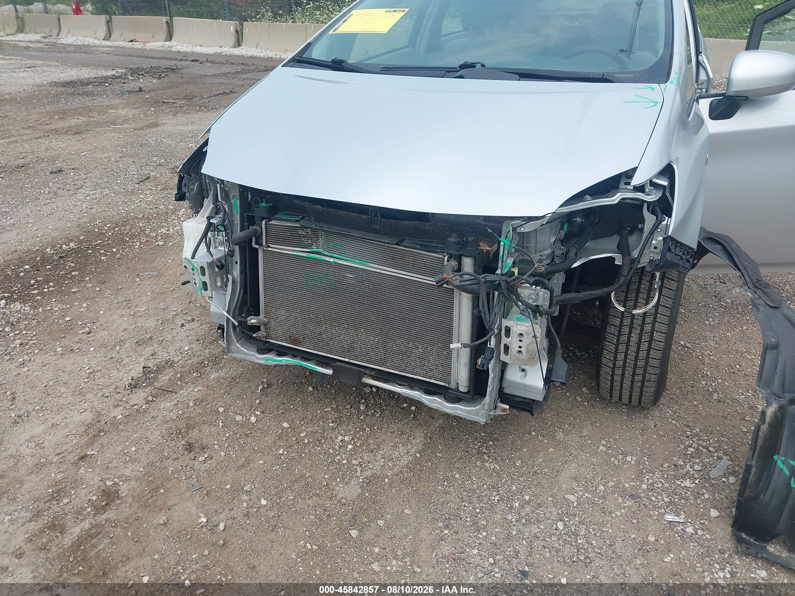 2010 Toyota Prius Ii Silver vin: JTDKN3DU1A0202730