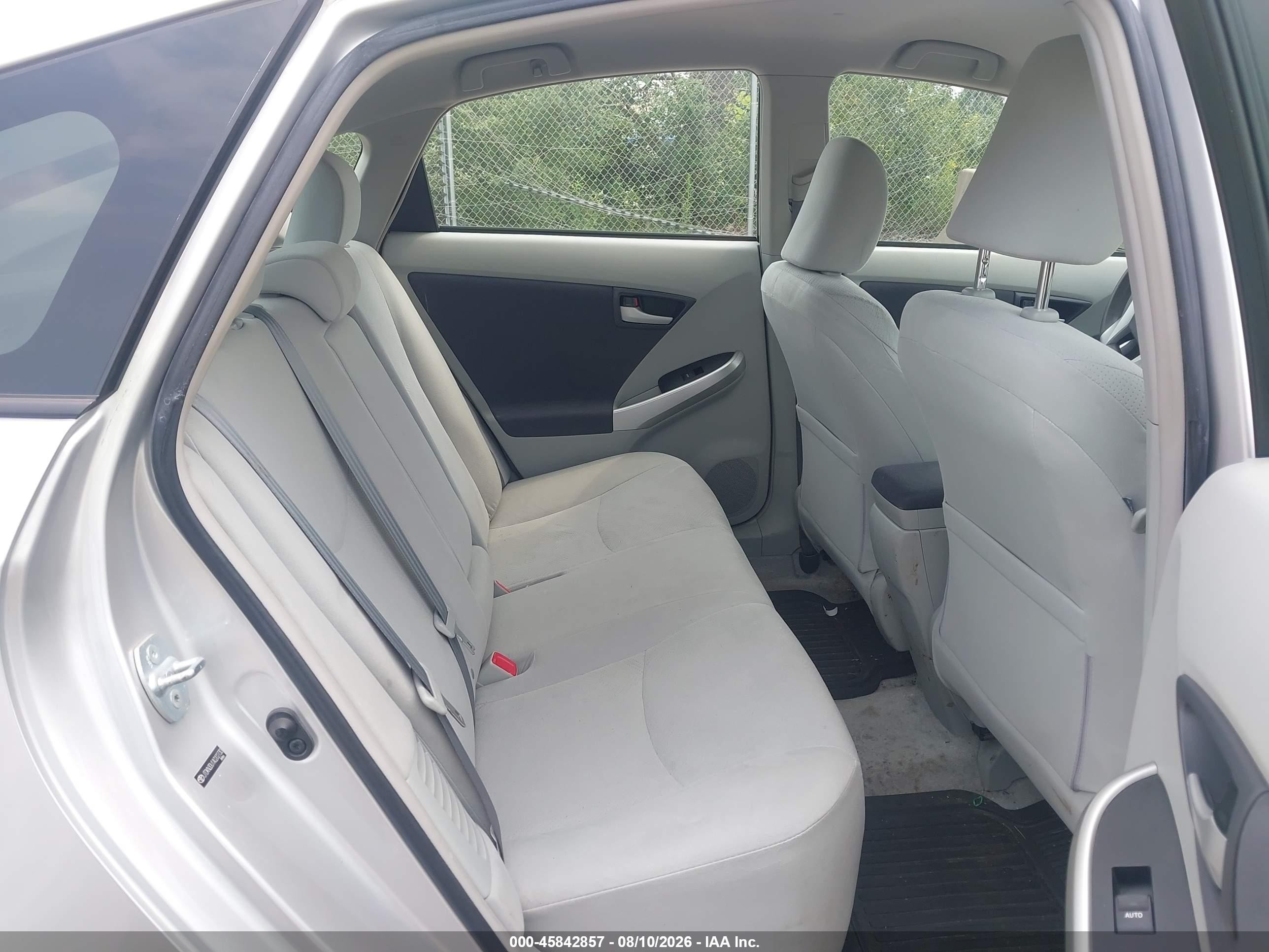 2010 Toyota Prius Ii Silver vin: JTDKN3DU1A0202730