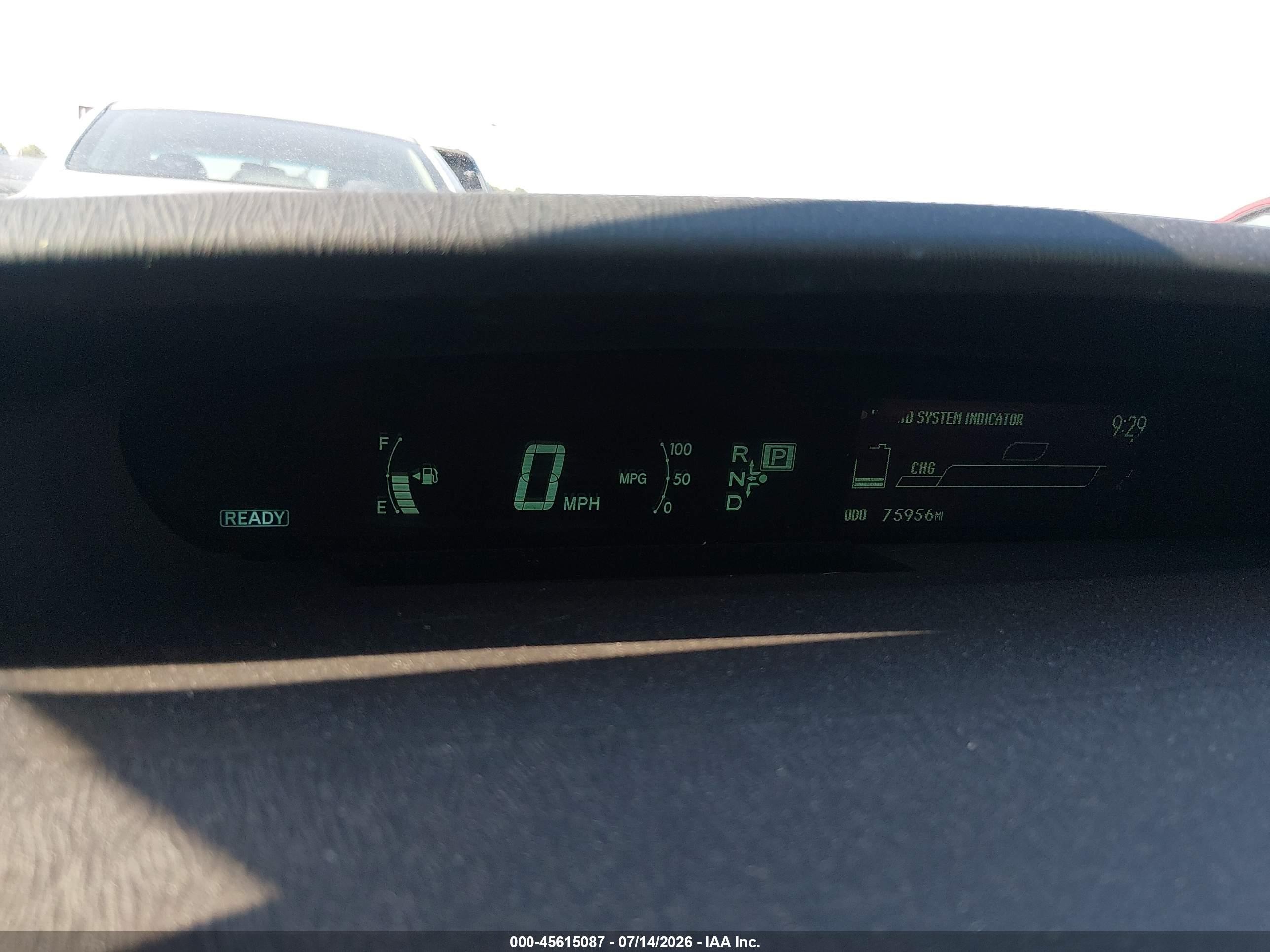 2010 Toyota Prius Iv Blue vin: JTDKN3DU1A0204591