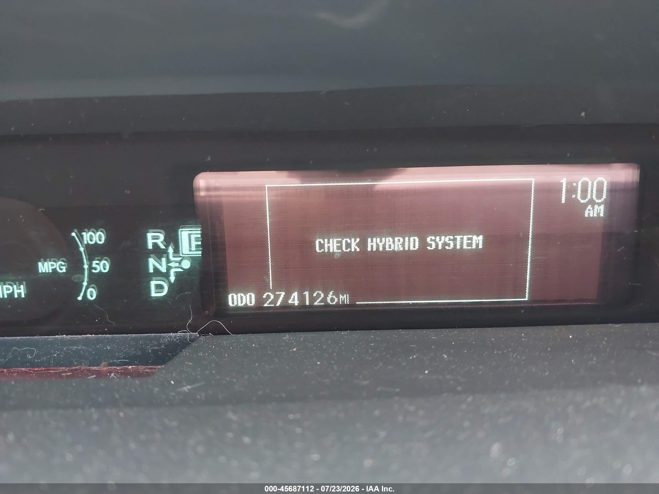 2010 Toyota Prius Ii Gray vin: JTDKN3DU1A1010136