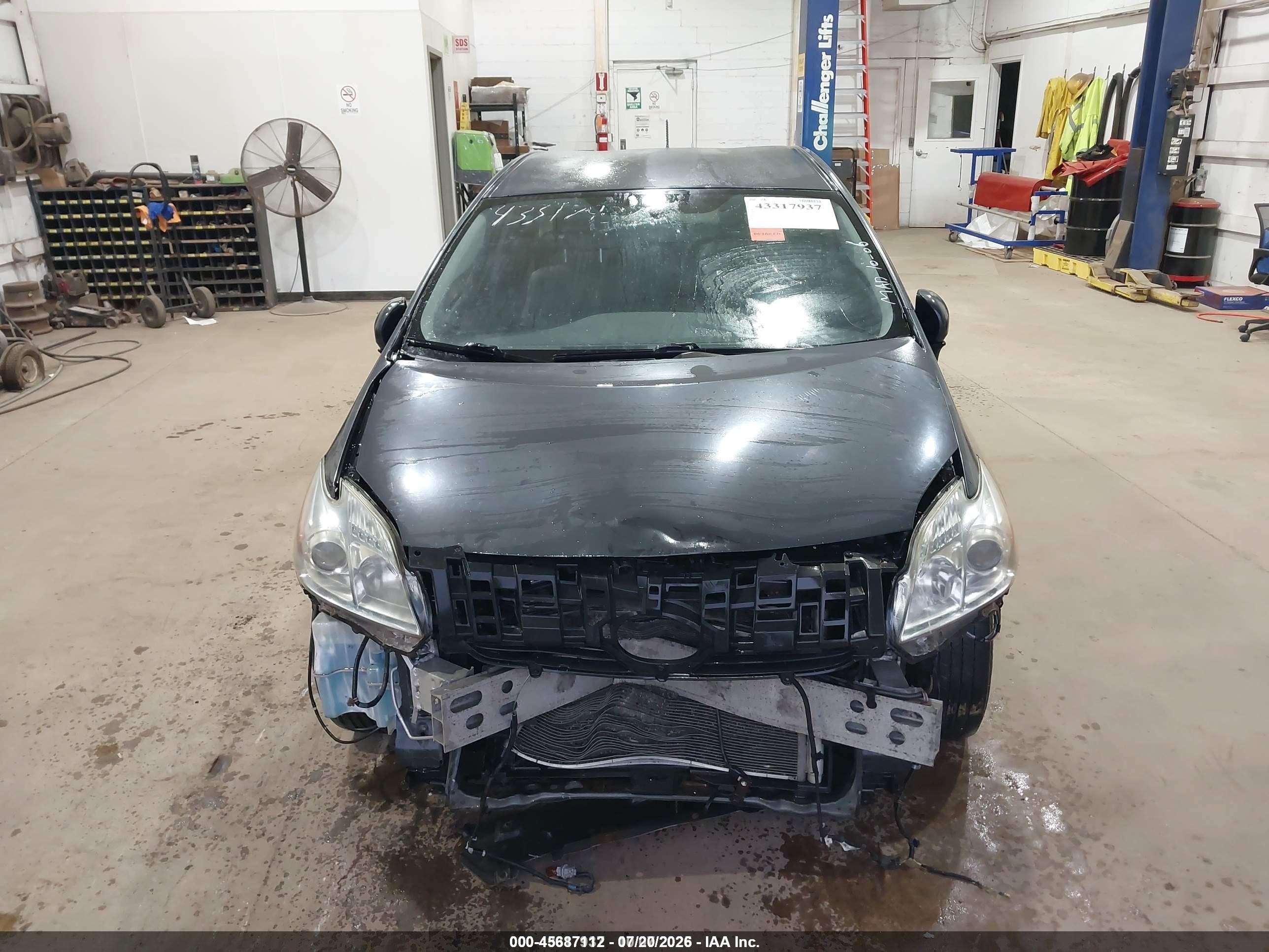 2010 Toyota Prius Ii Gray vin: JTDKN3DU1A1010136