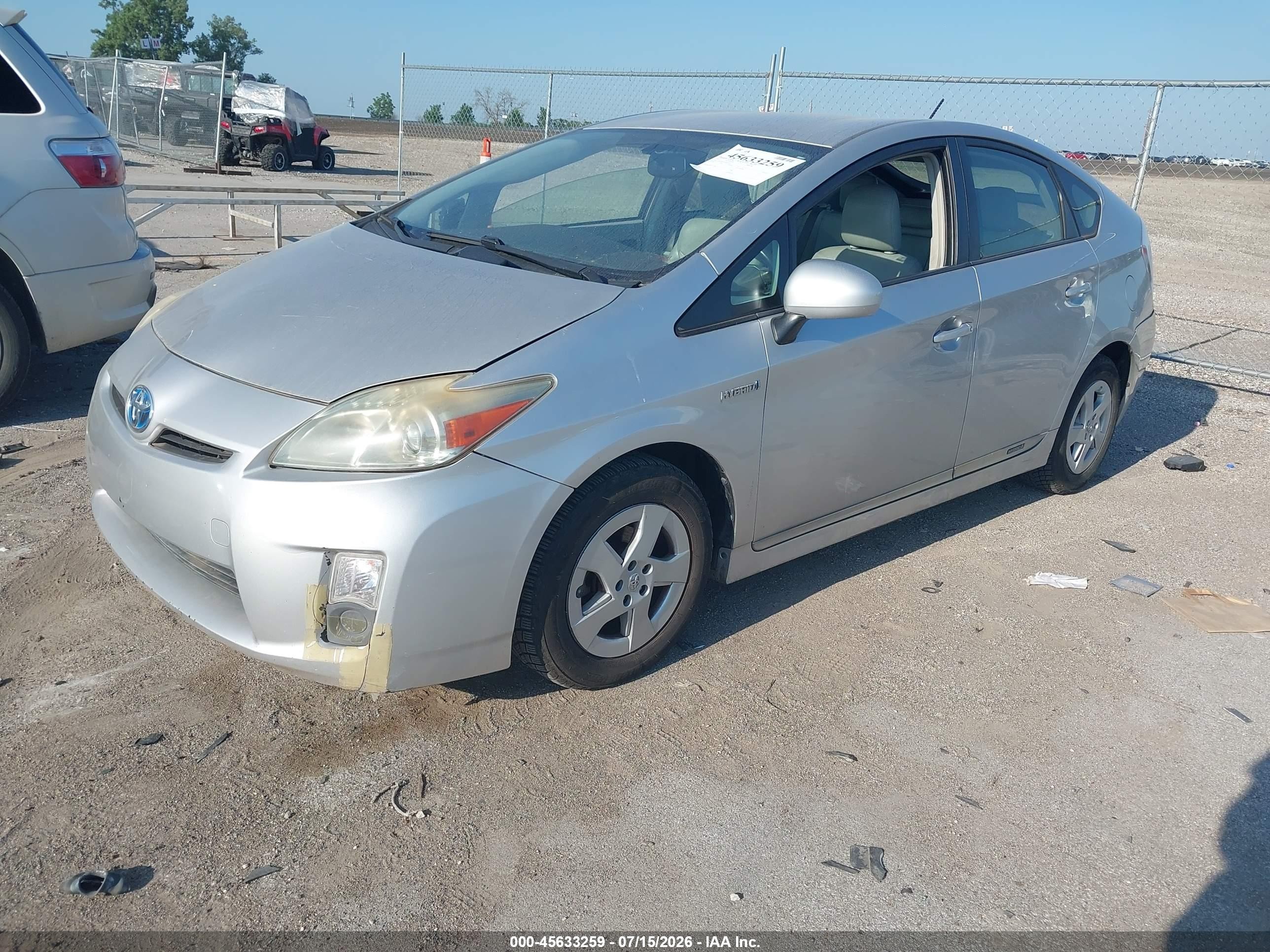 2011 Toyota Prius Four Silver vin: JTDKN3DU1B0247961