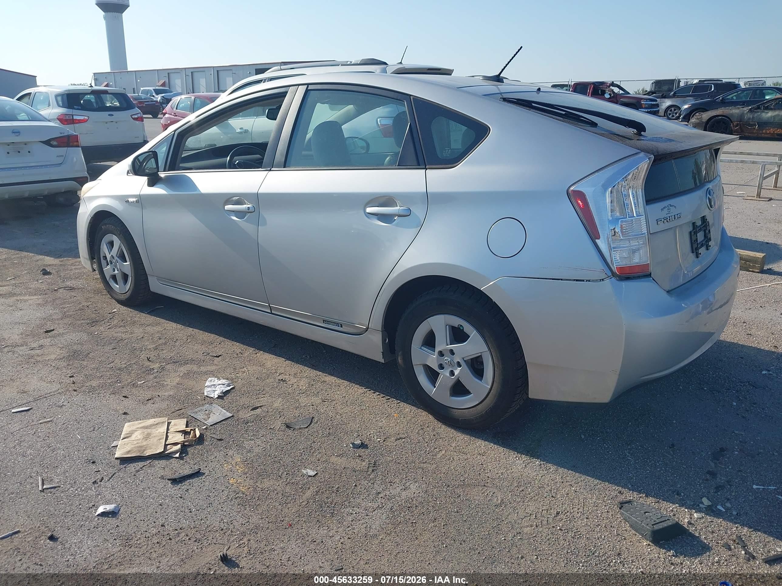 2011 Toyota Prius Four Silver vin: JTDKN3DU1B0247961