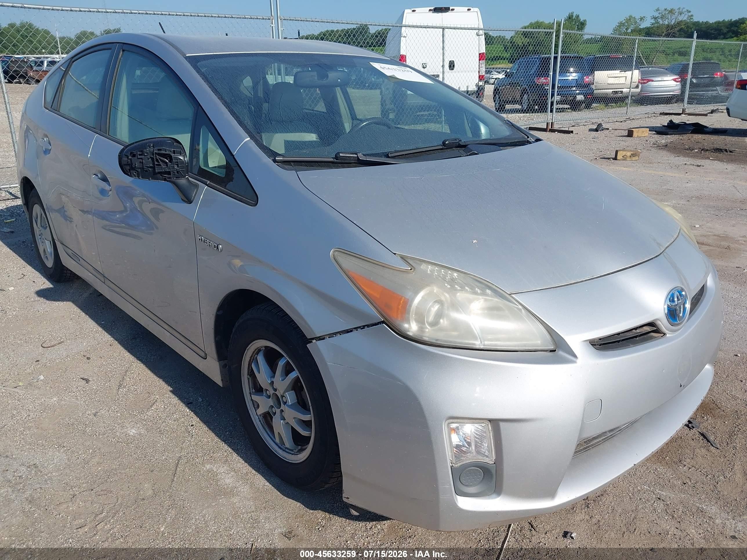 2011 Toyota Prius Four Silver vin: JTDKN3DU1B0247961
