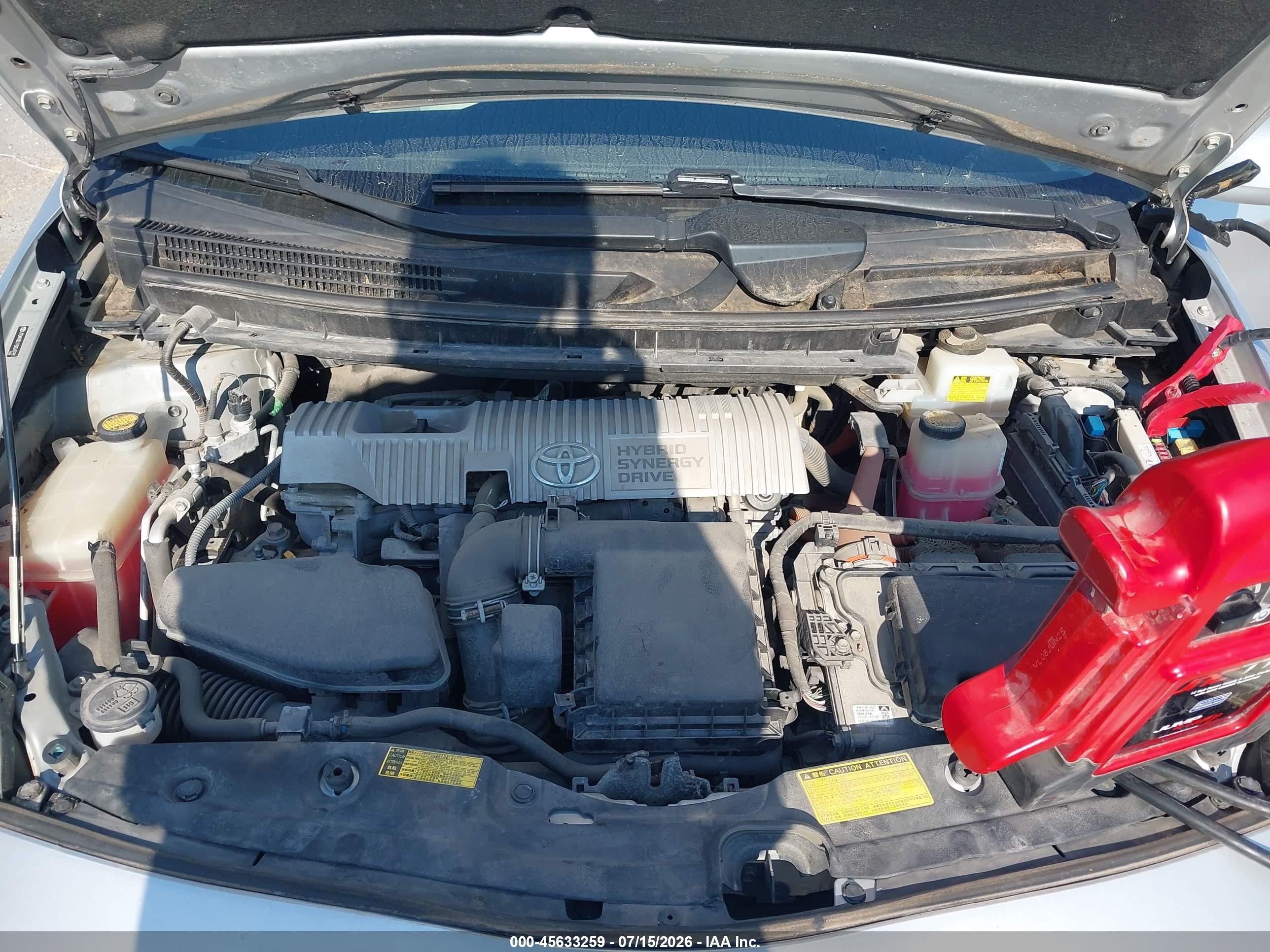 2011 Toyota Prius Four Silver vin: JTDKN3DU1B0247961