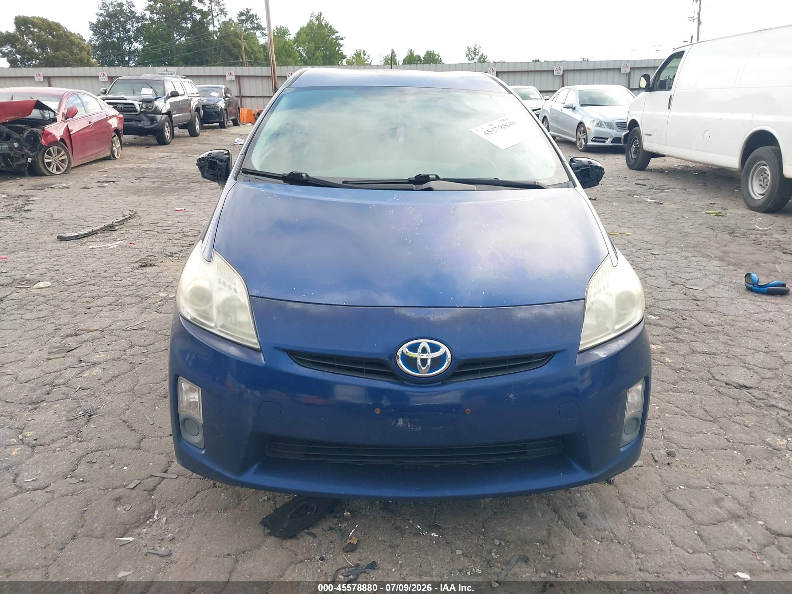 2011 Toyota Prius Four Blue vin: JTDKN3DU1B0261861