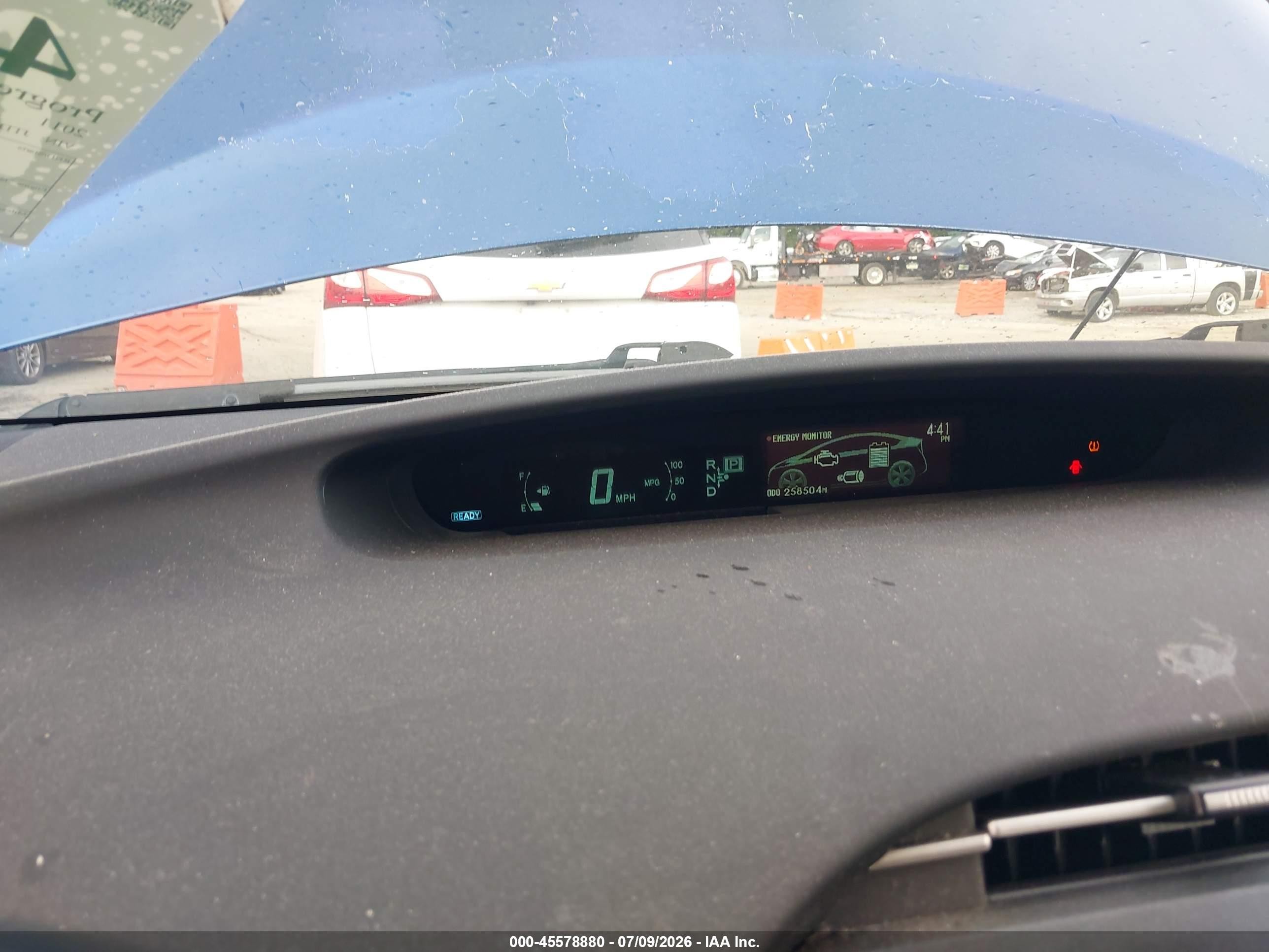 2011 Toyota Prius Four Blue vin: JTDKN3DU1B0261861