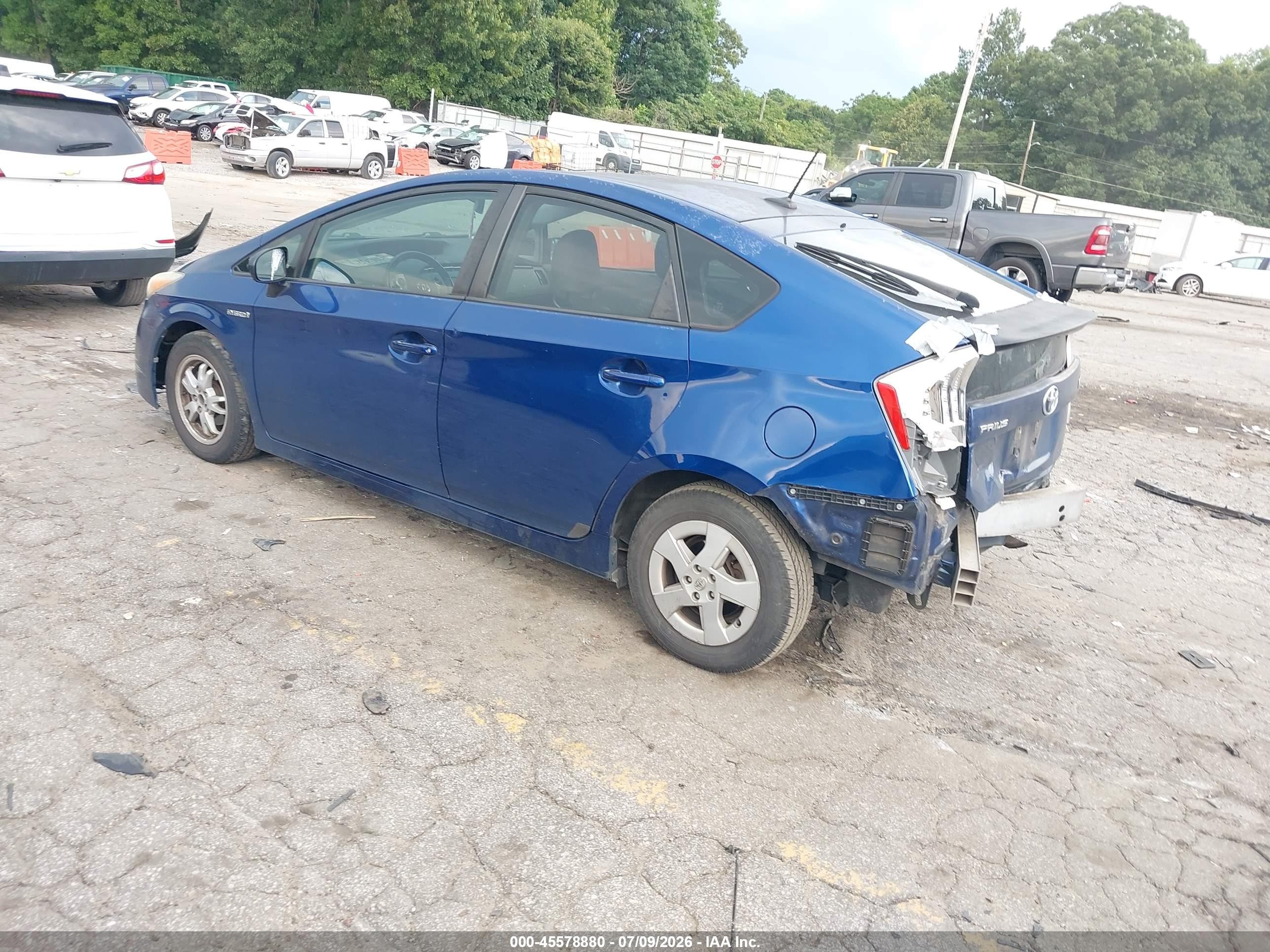 2011 Toyota Prius Four Blue vin: JTDKN3DU1B0261861