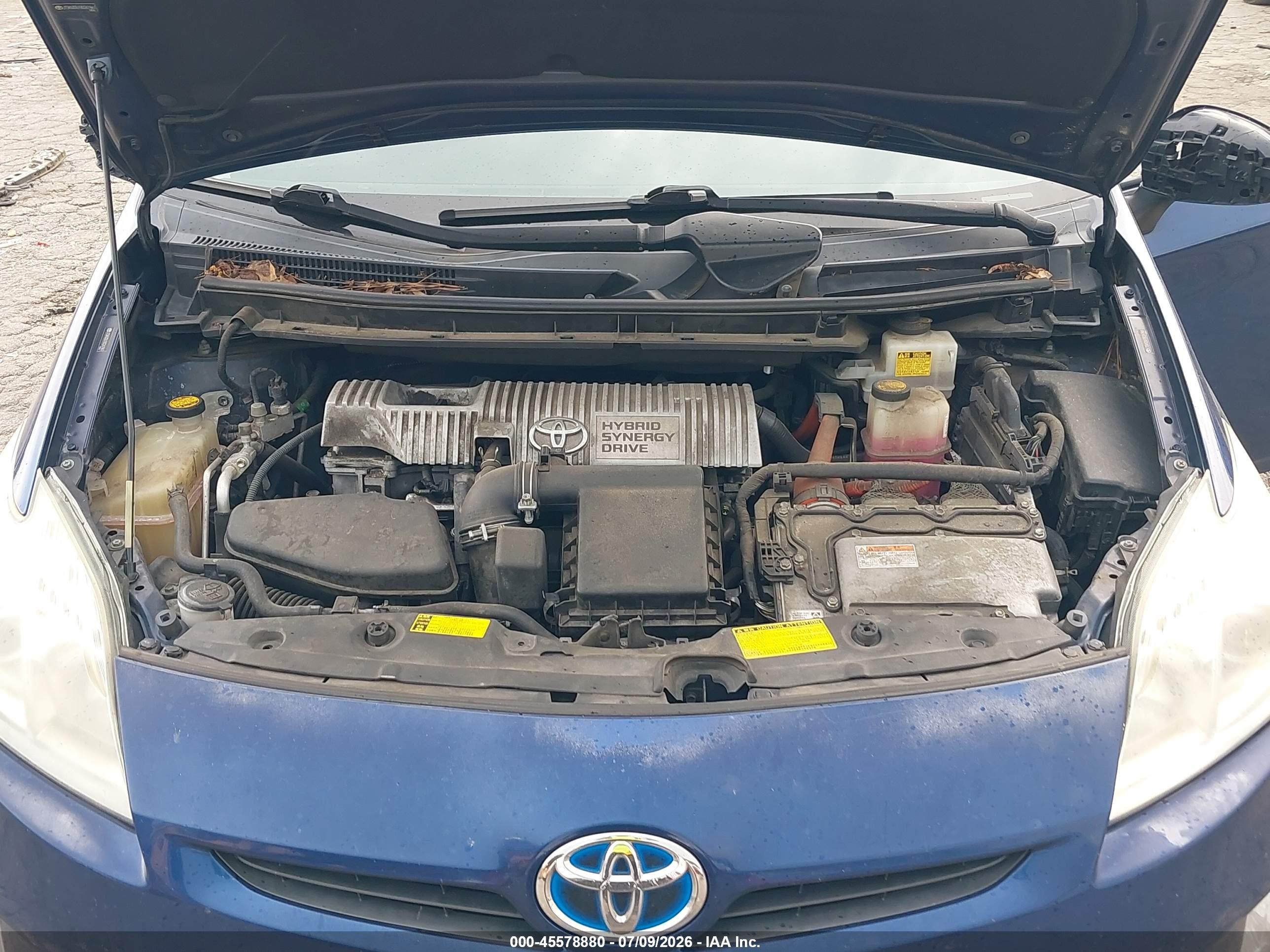 2011 Toyota Prius Four Blue vin: JTDKN3DU1B0261861