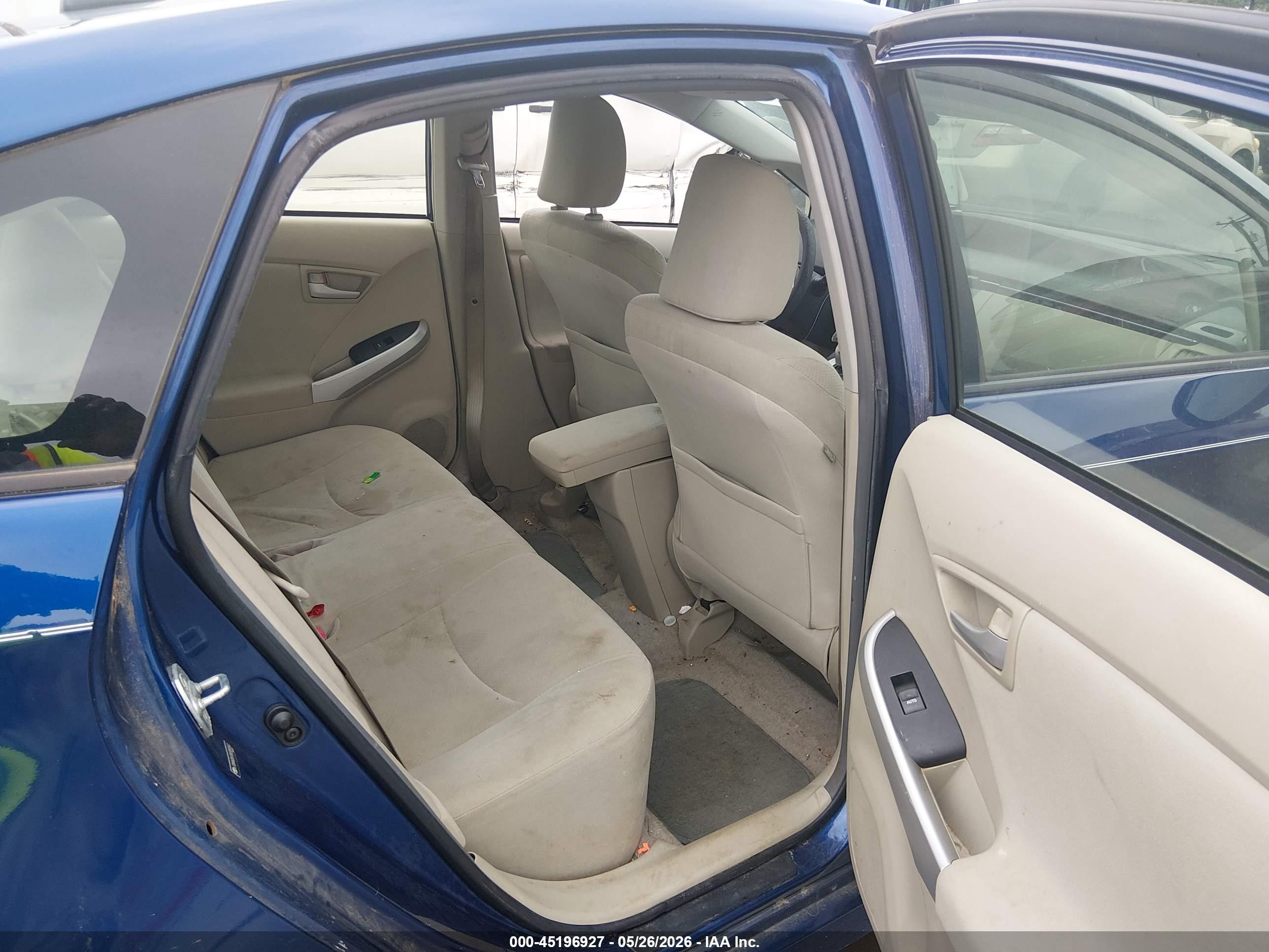 2011 Toyota Prius Two Blue vin: JTDKN3DU1B0289160