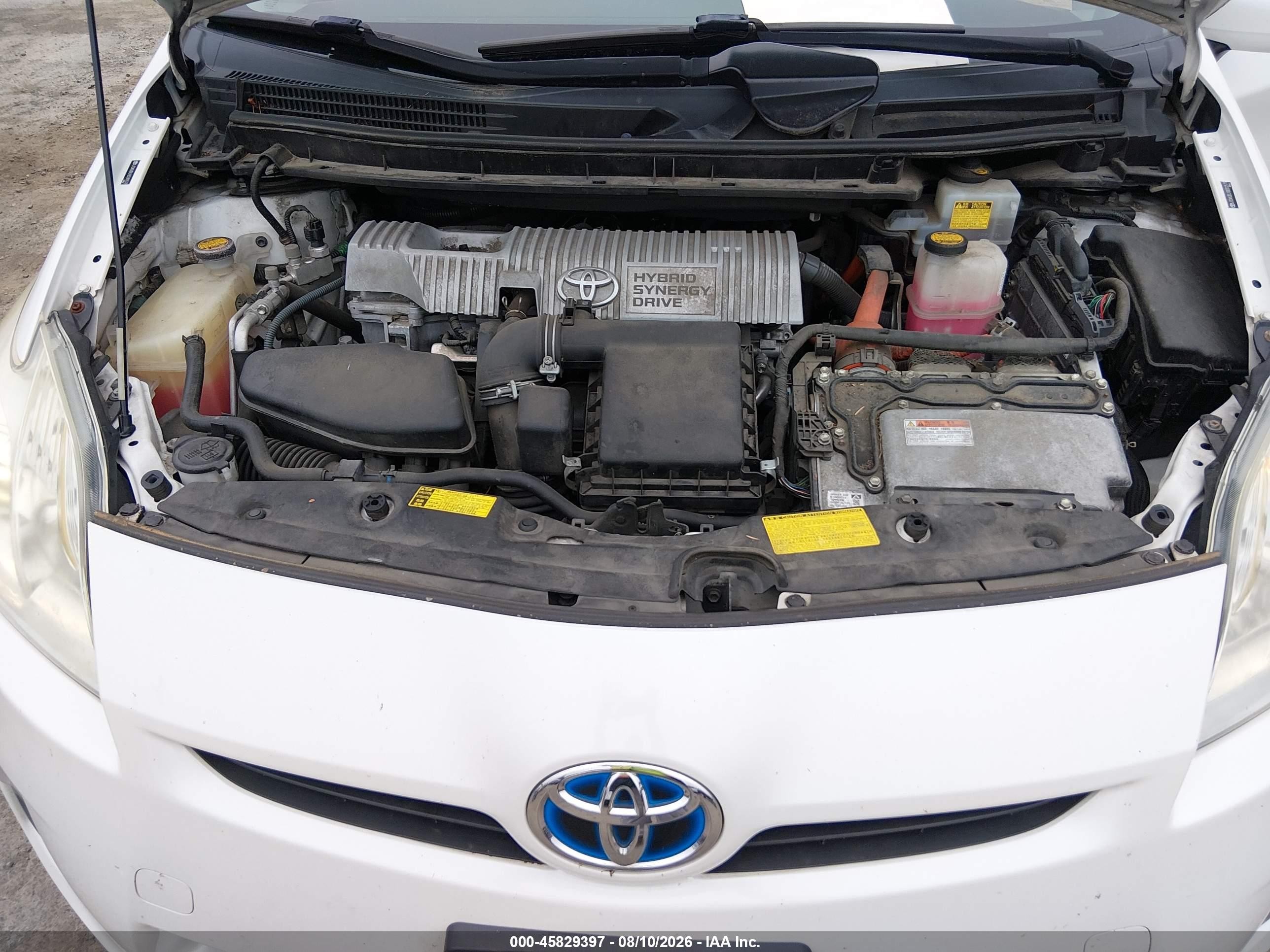2011 Toyota Prius Three White vin: JTDKN3DU1B0302571