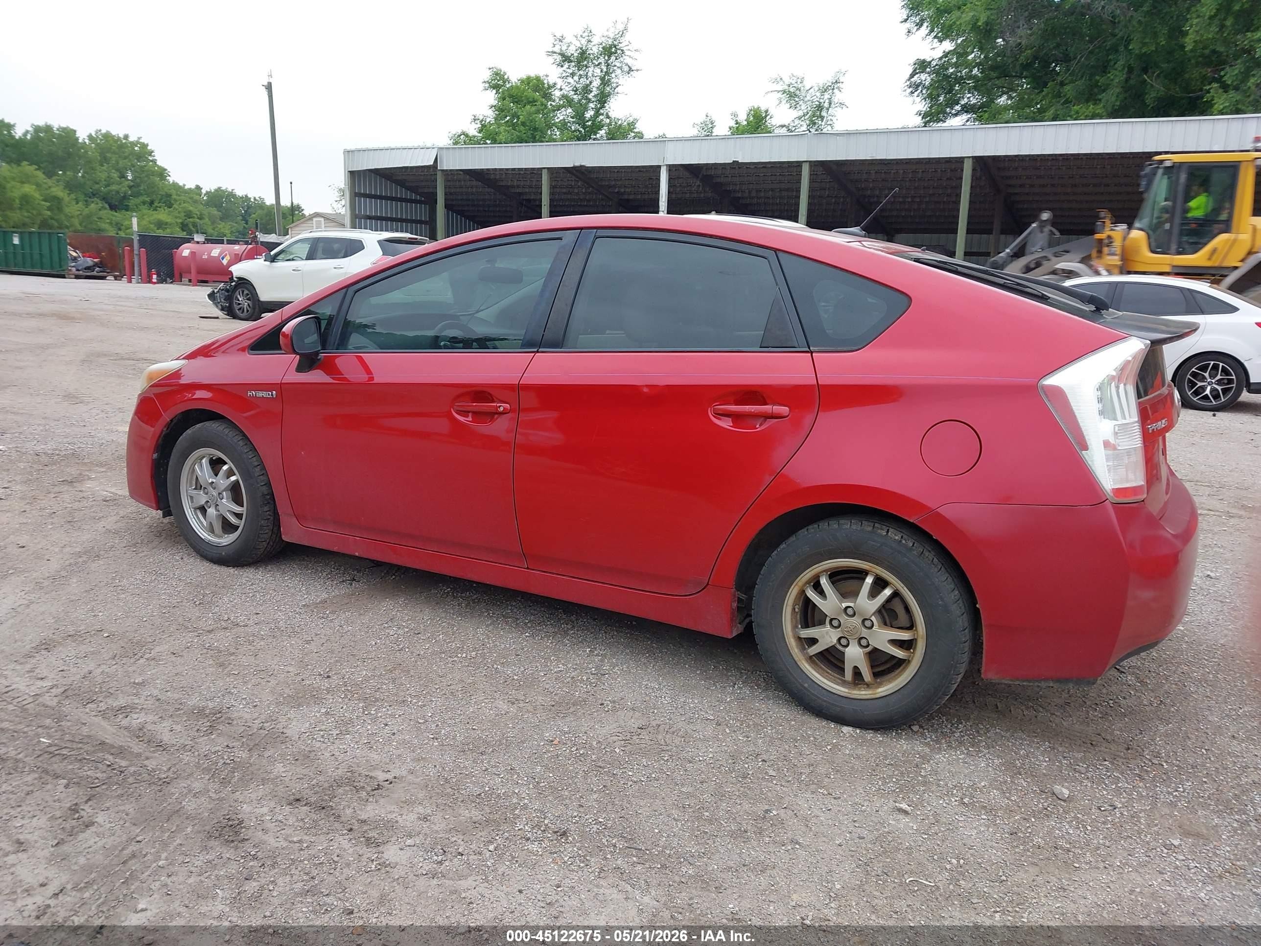 2011 Toyota Prius Two Red vin: JTDKN3DU1B0306314