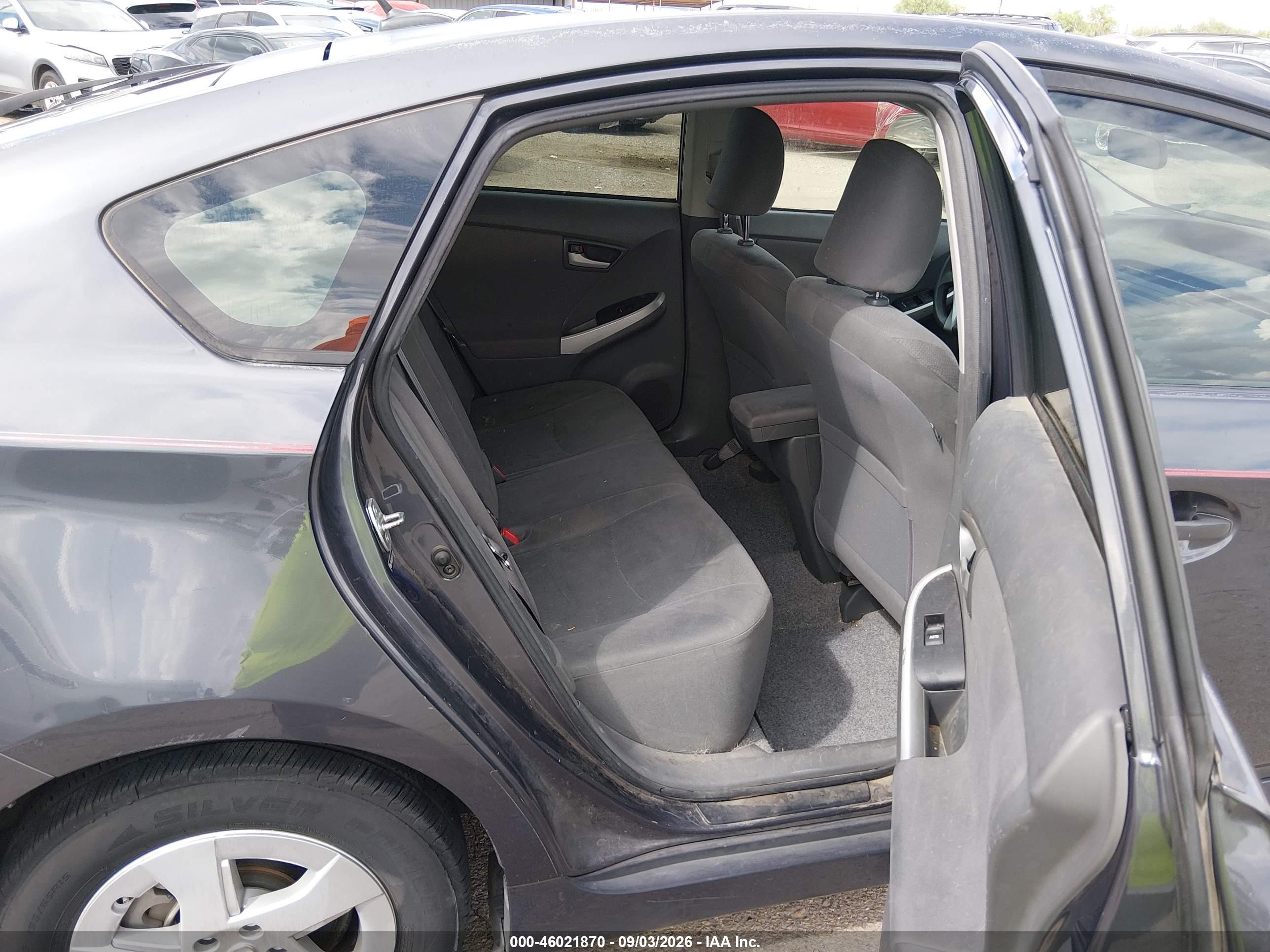 2011 Toyota Prius Two Gray vin: JTDKN3DU1B1417827