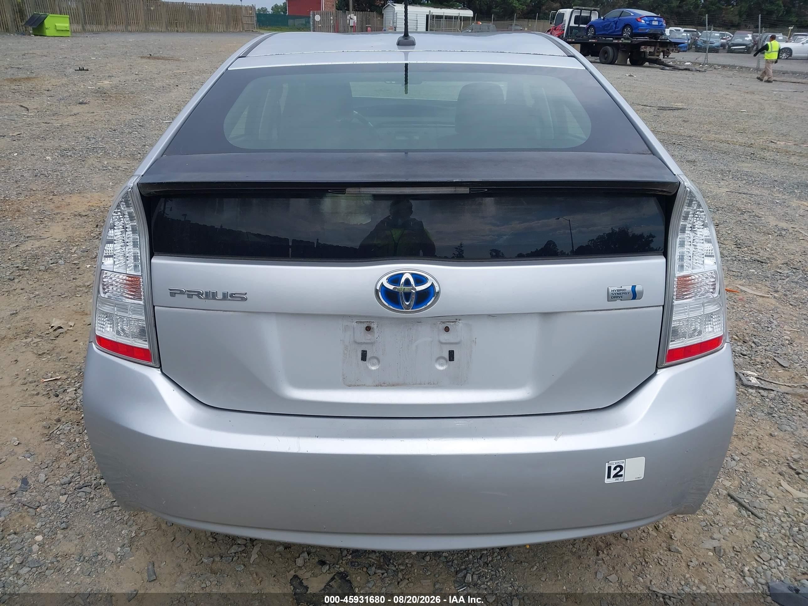 2011 Toyota Prius Five/four/one/three/two Silver vin: JTDKN3DU1B1452979