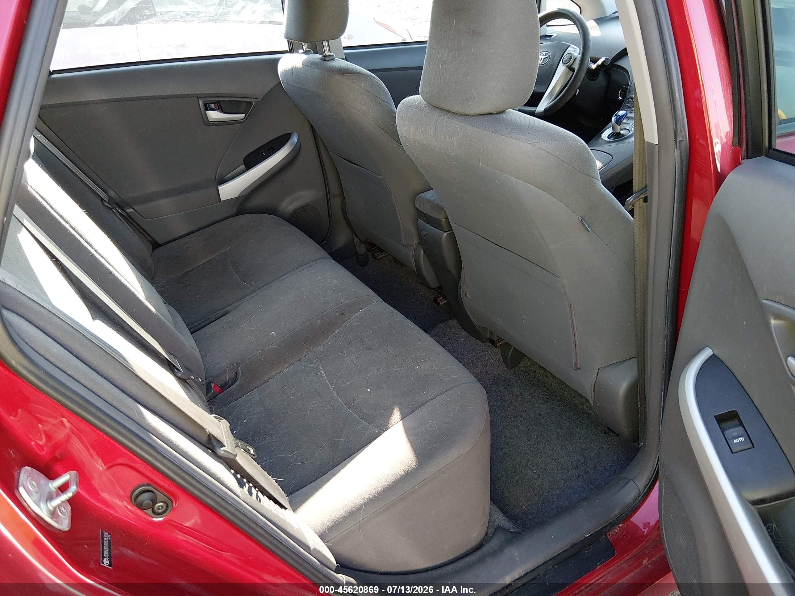 2011 Toyota Prius Two Red vin: JTDKN3DU1B5353183