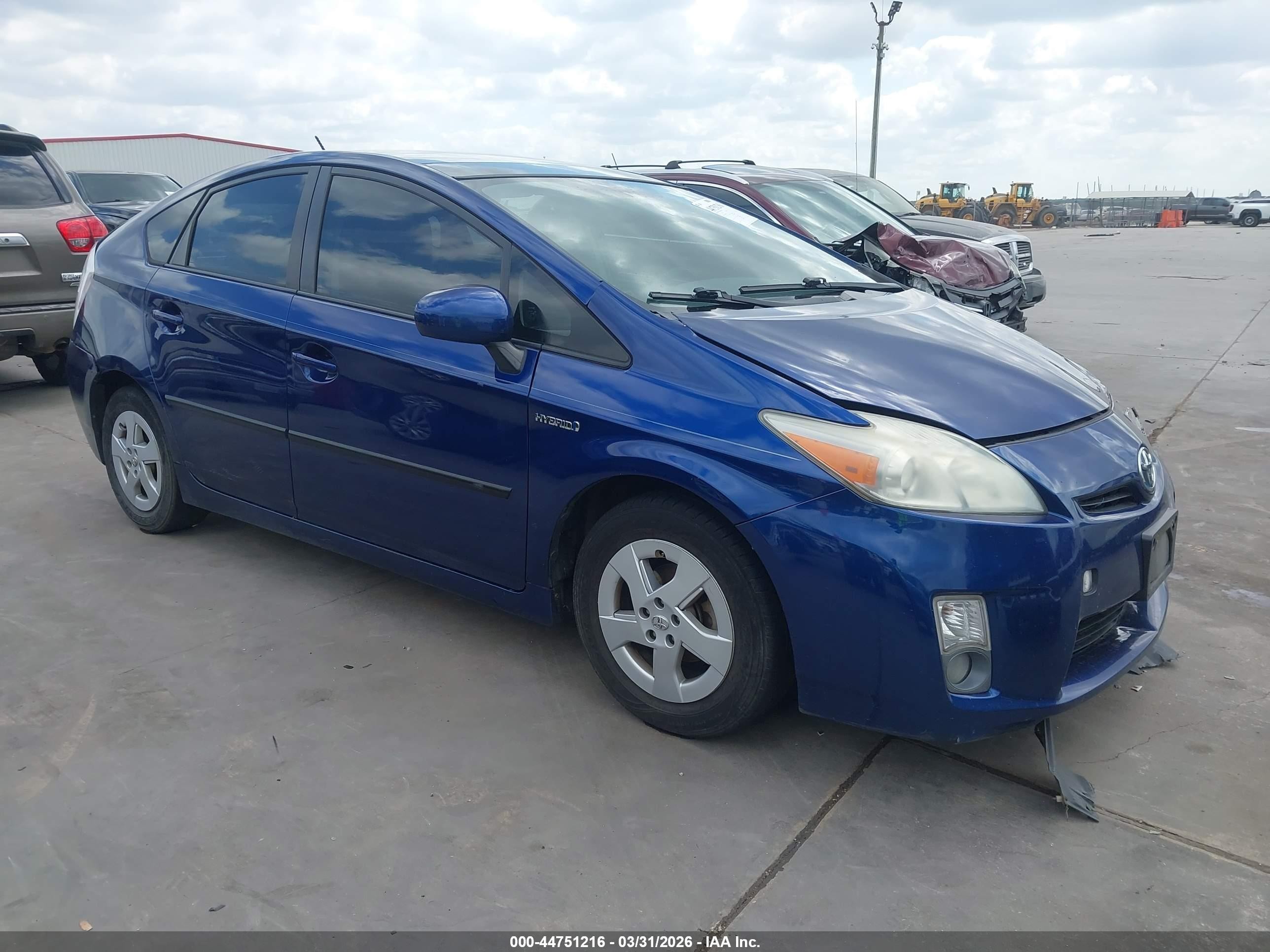 2011 Toyota Prius Three Blue vin: JTDKN3DU1B5369934