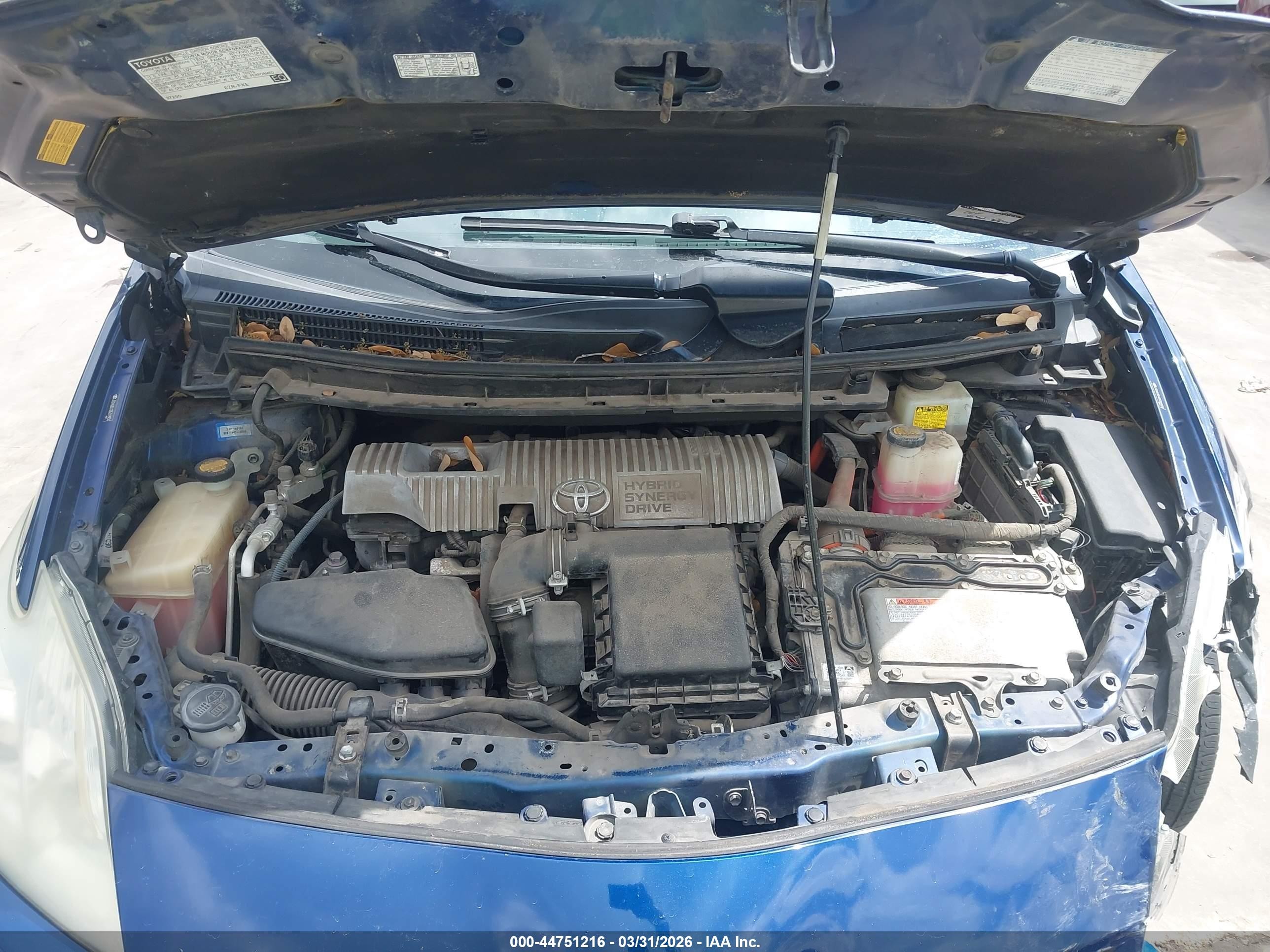 2011 Toyota Prius Three Blue vin: JTDKN3DU1B5369934